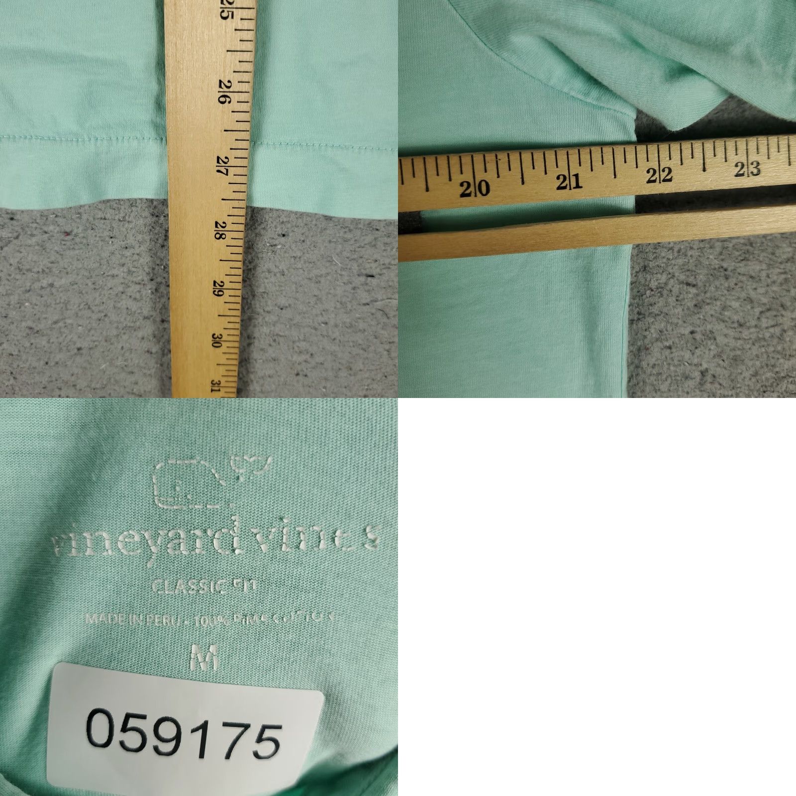 Vineyard Vines Vineyard Vines Polo Shirt Mens Medium Turquoise Cotton Casual Short Sleeve* Size US M / EU 48-50 / 2 - 8 Thumbnail