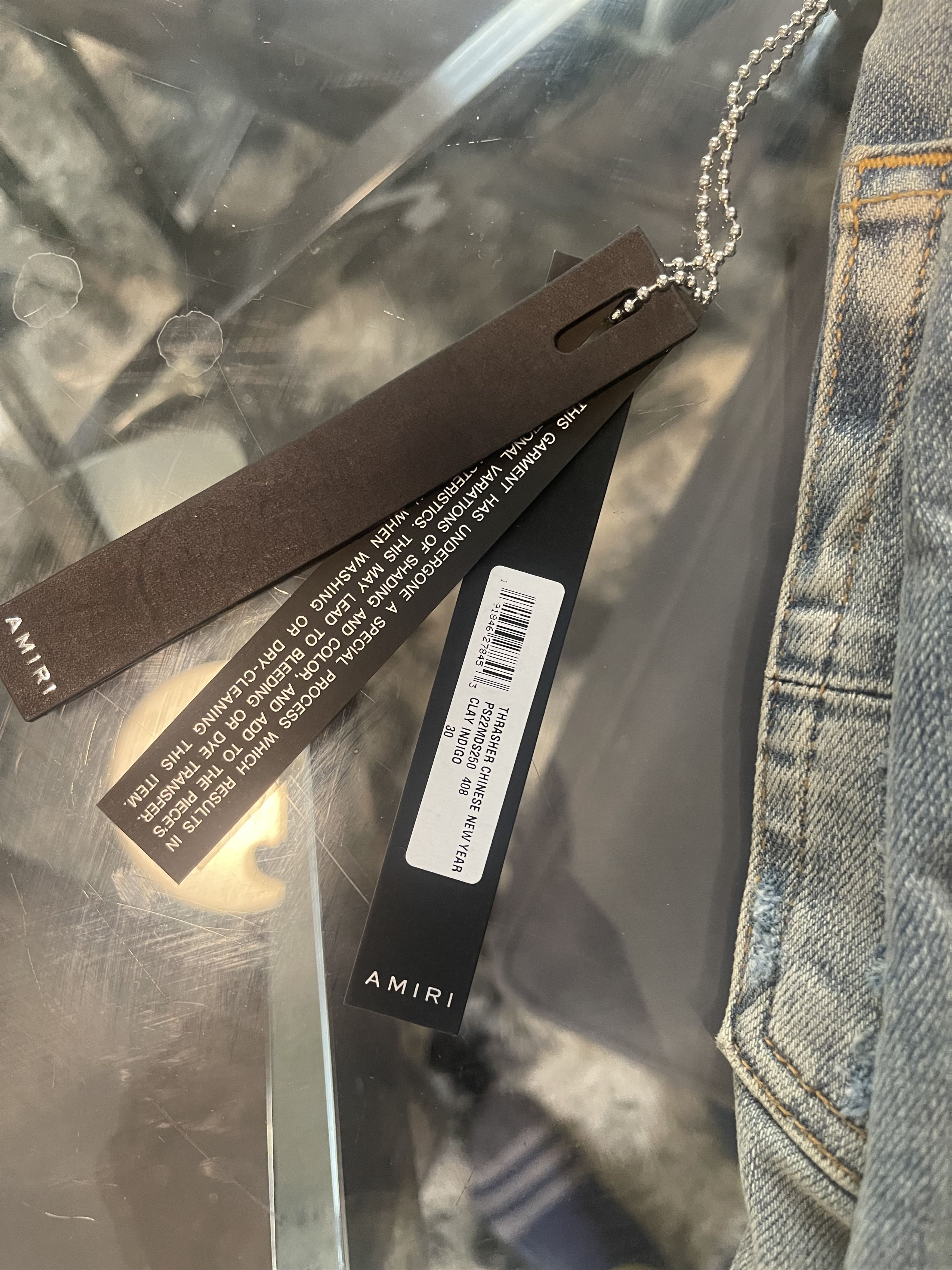 Amiri Amiri jeans clay indigo Chinese new year Size US 30 / EU 46 - 9 Thumbnail