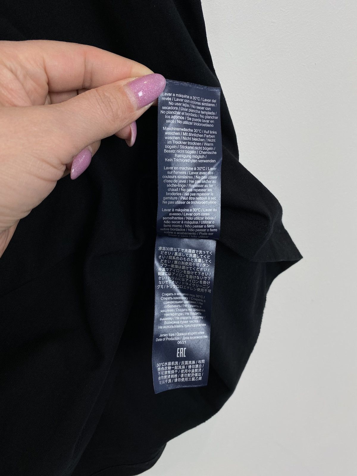 Other Hackett London Logo Tee Black Short Sleeve T-shirt Size L Size US L / EU 52-54 / 3 - 6 Thumbnail