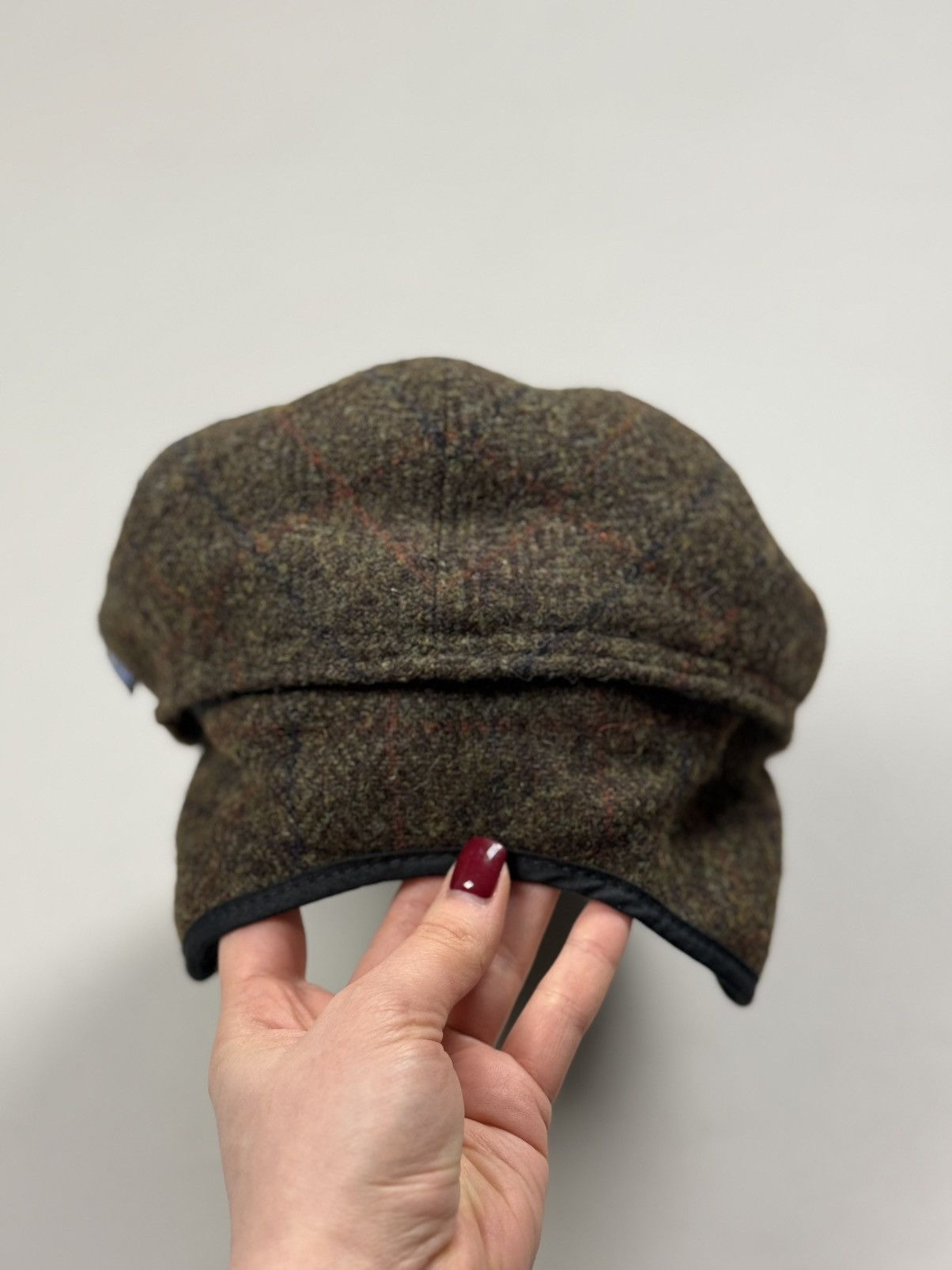 Harris Tweed Harris Tweed Wool Earflaps Flat Cap Hat Size ONE SIZE - 2 Thumbnail