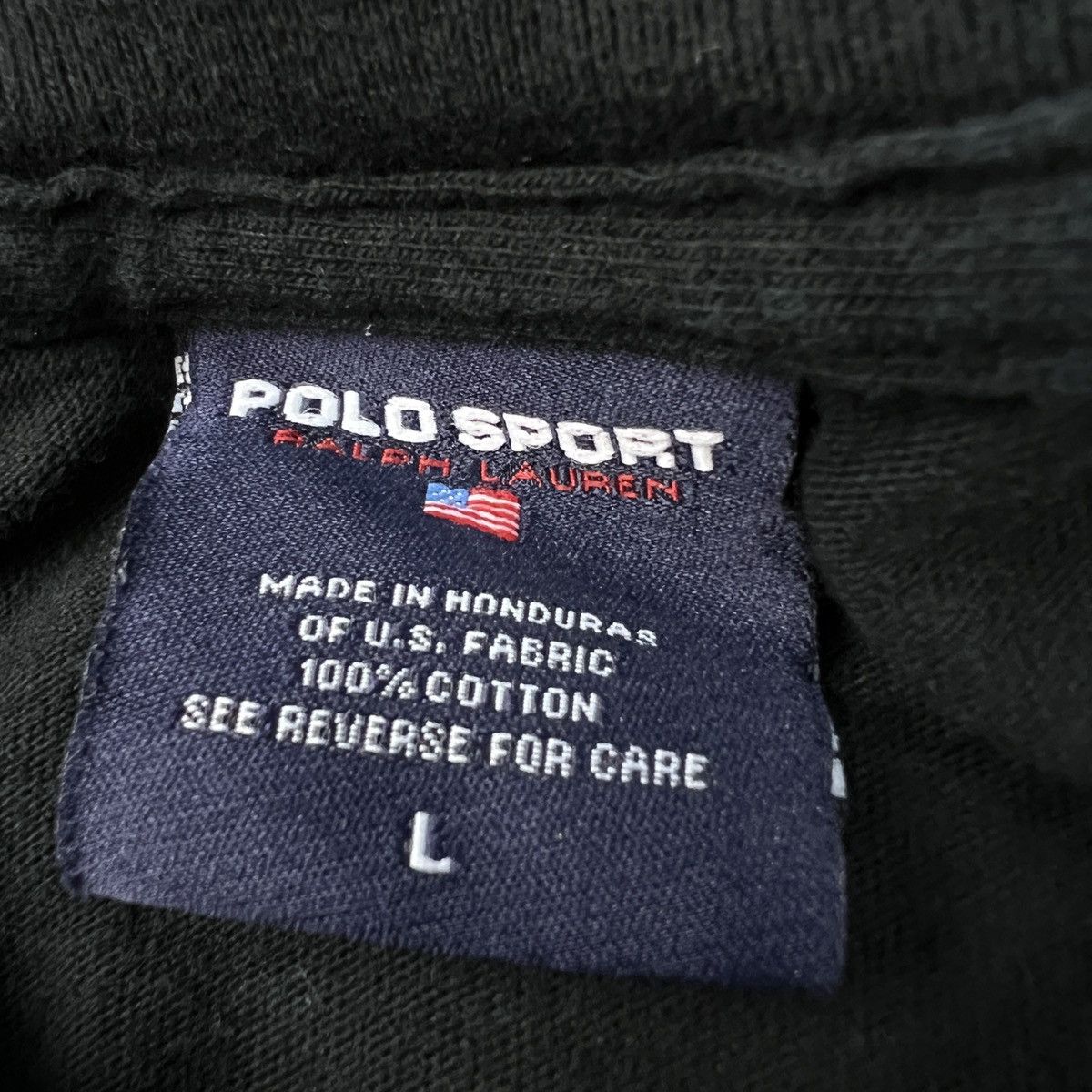 Ralph Lauren Sport Vintage POLO SPORT Rubber Spell Out Sweatshirt Size US L / EU 52-54 / 3 - 12 Thumbnail