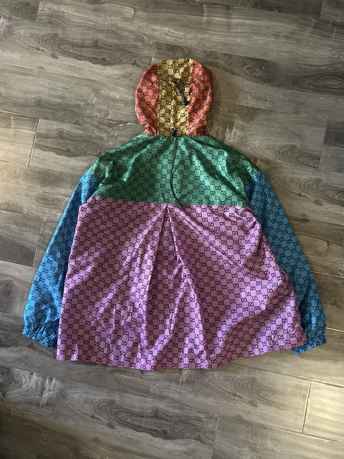 Gucci Gucci SS21 Multicoloured Nylon Rainbow Jacket Size US M / EU 48-50 / 2 - 3 Thumbnail