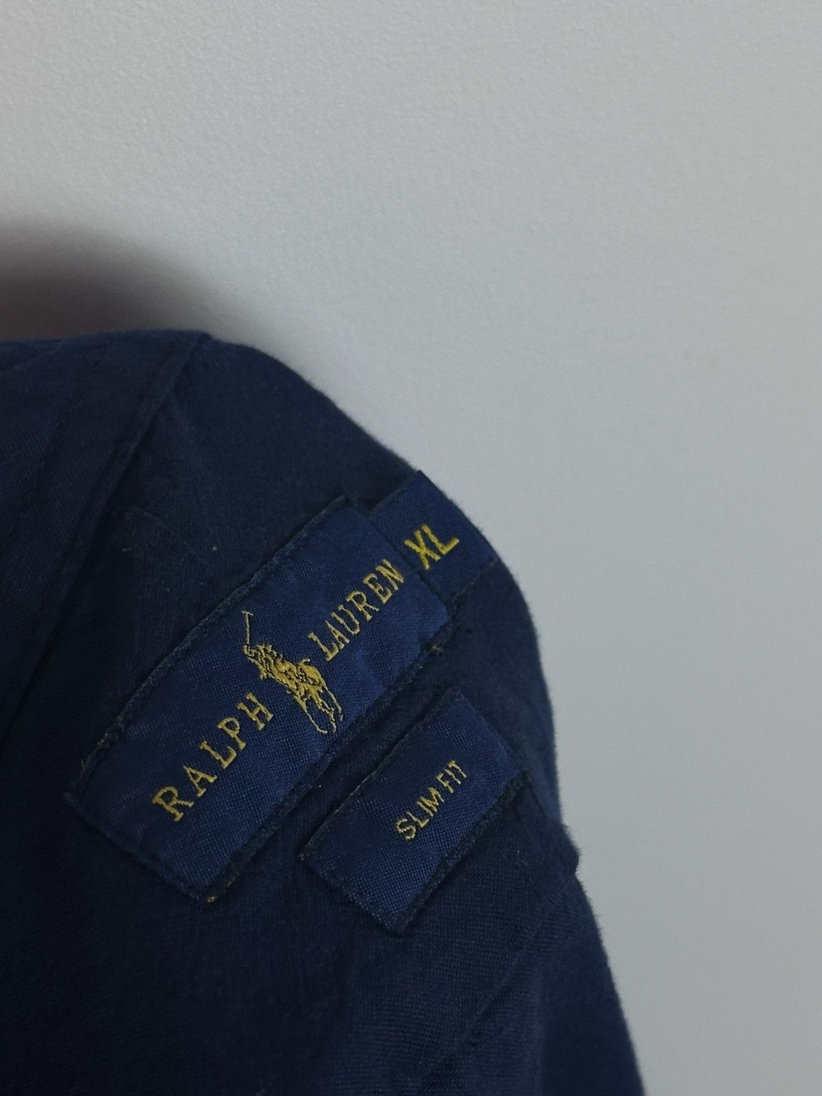 Polo Ralph Lauren Polo Ralph Lauren shirt dark navy slim fit size XL Size US XL / EU 56 / 4 - 12 Thumbnail