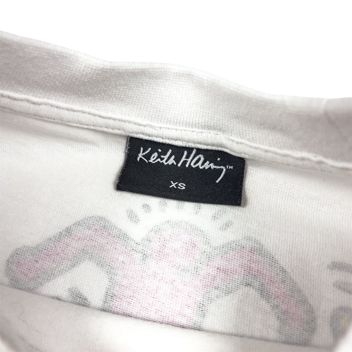 Keith Haring Vintage Keith Haring Dance Circle T-Shirt Size US XS / EU 42 / 0 - 6 Thumbnail