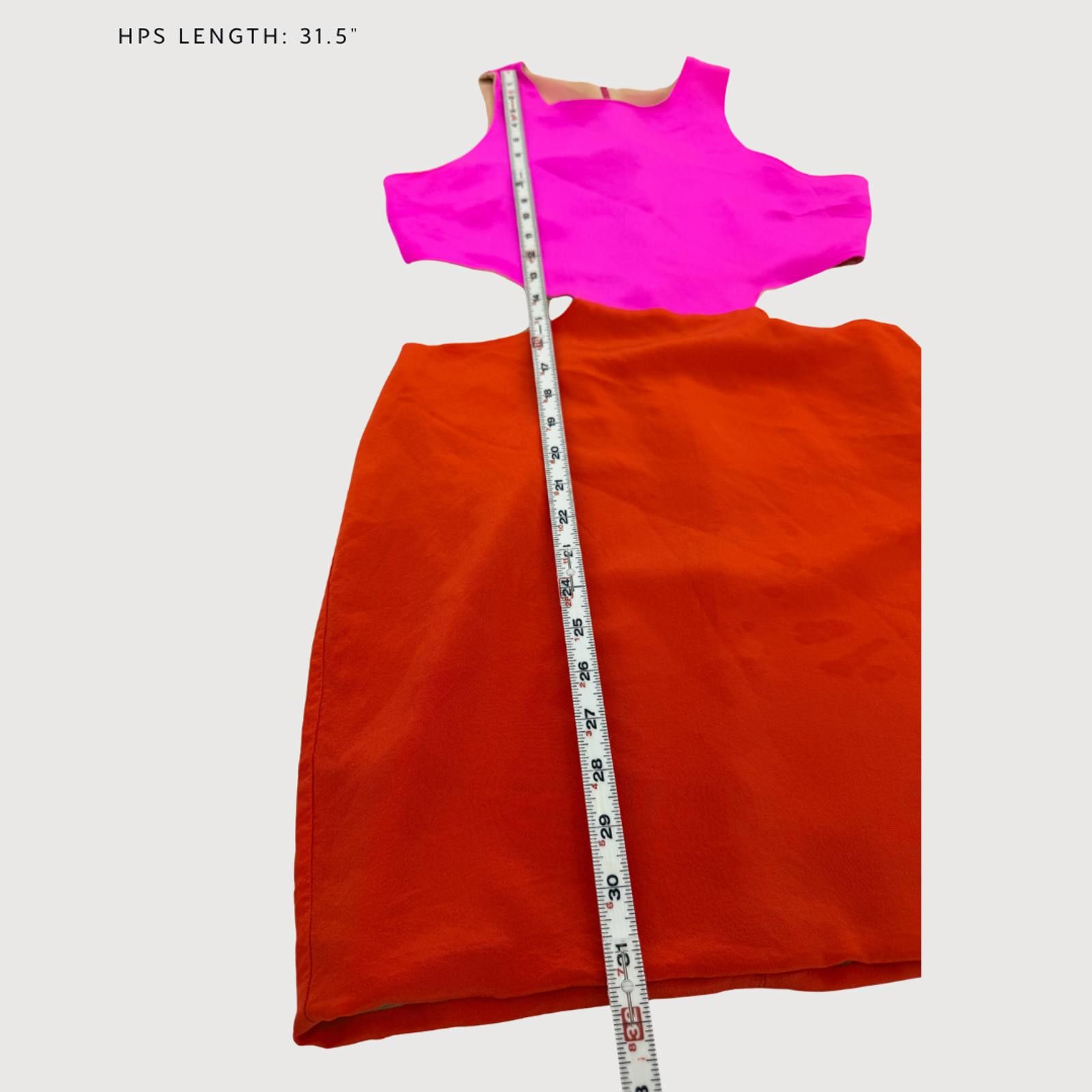 Other Naven Silk Cut Out Colorblock Dress Fuchsia/Red Size M Size M / US 6-8 / IT 42-44 - 8 Thumbnail