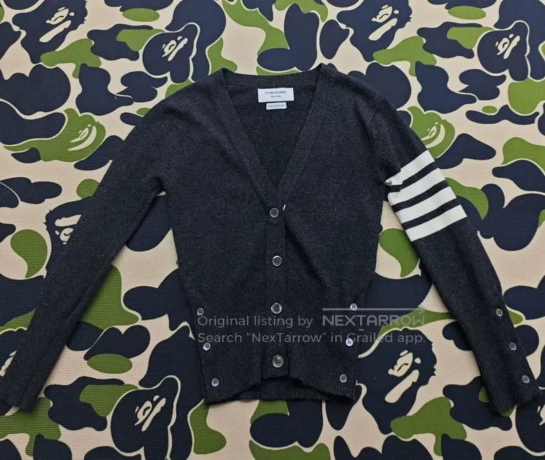Thom Browne Thom Browne Gray cardigan Size XS / US 0-2 / IT 36-38 - 1 Thumbnail