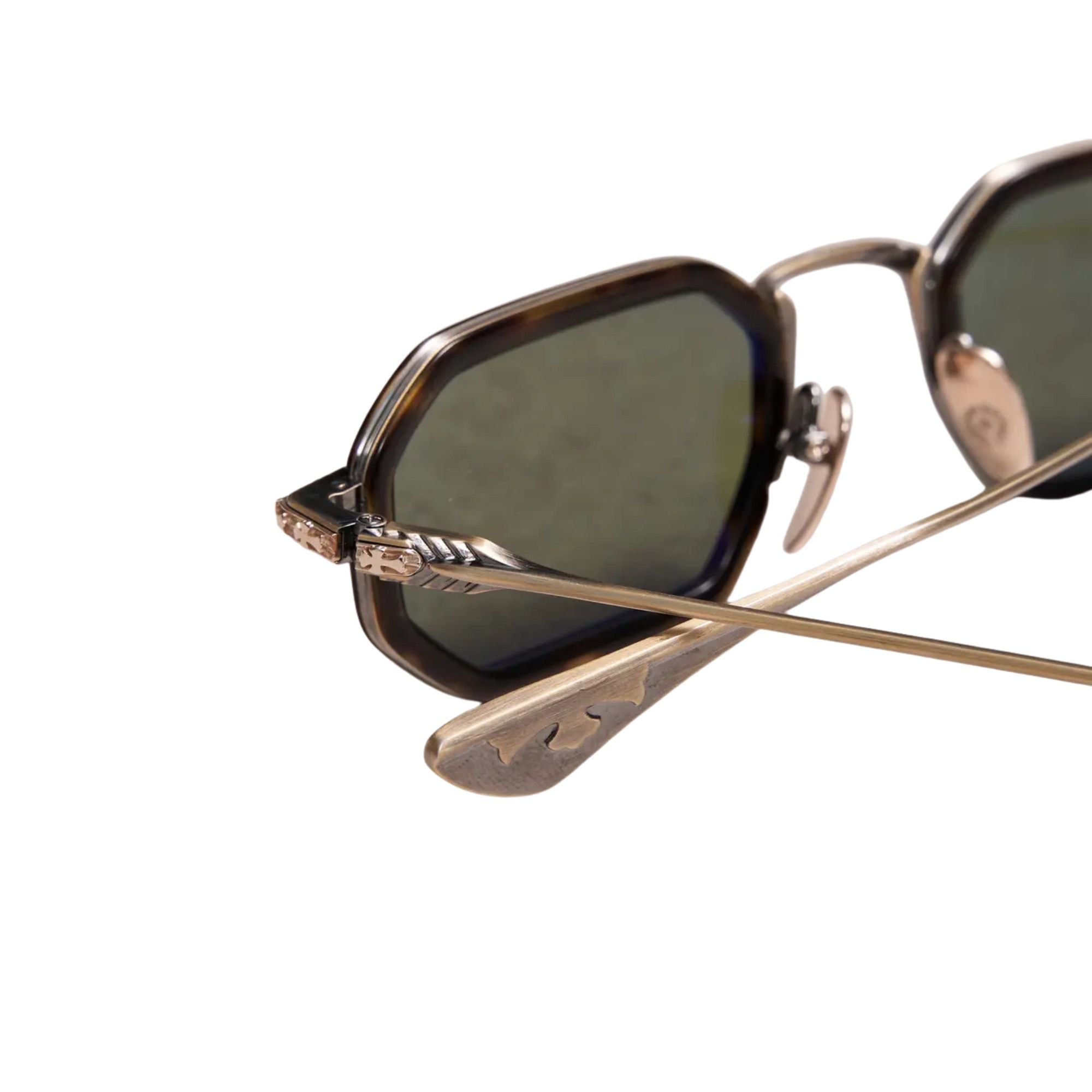 Chrome Hearts CHROME HEARTS STYLIDA Dark Tortoise / Antique Gold Size ONE SIZE - 7 Thumbnail
