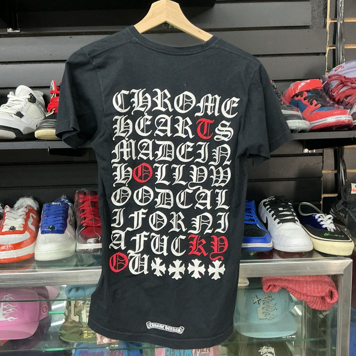 Chrome Hearts Chrome Hearts Eye Chart Tee Sz S Size US S / EU 44-46 / 1 - 1 Thumbnail
