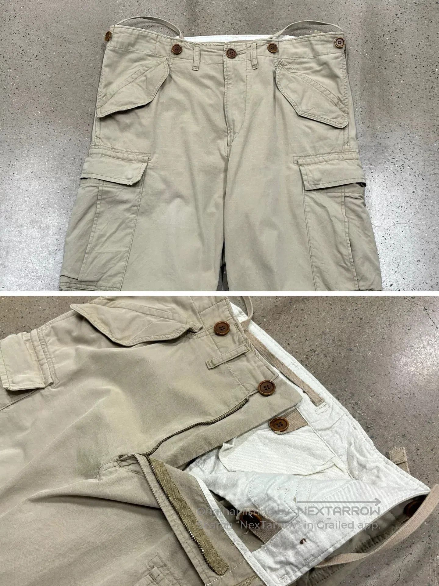 Visvim visvim jumbo eiger sanction pants in beige. Size US 36 / EU 52 - 4 Thumbnail