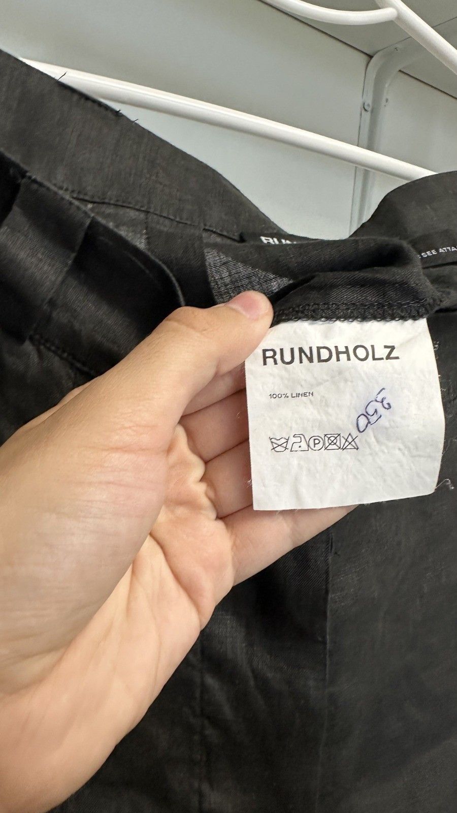 Rundholz Rundholz Black Label Black Linen Skirt Culottes Size M Size 26" / US 2 / IT 38 - 8 Thumbnail