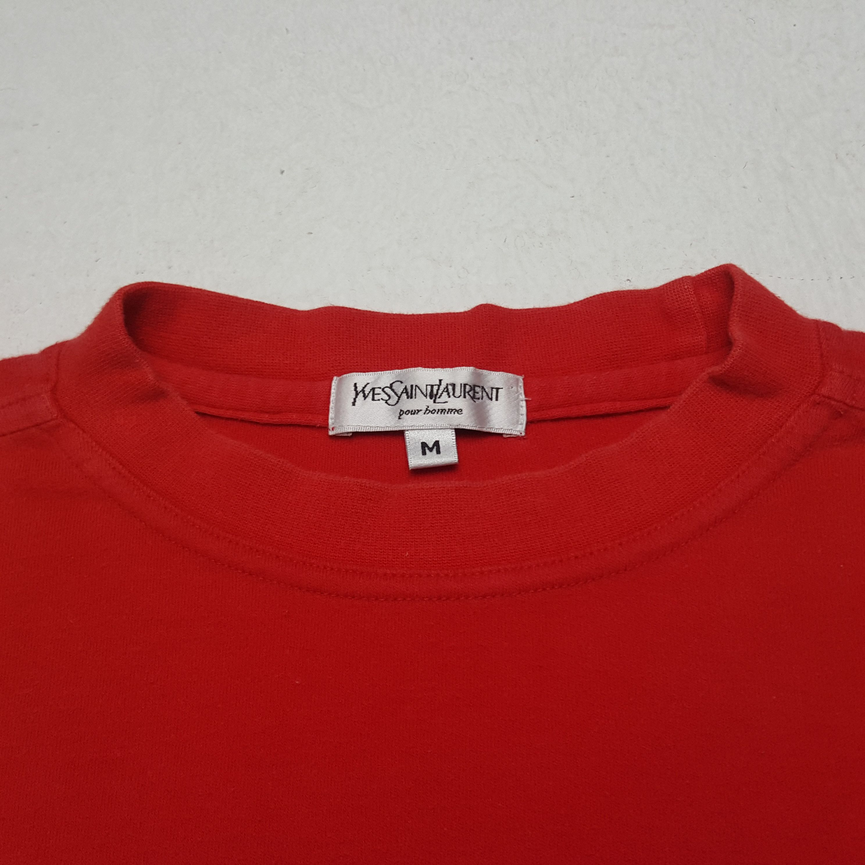 Vintage × Yves Saint Laurent Vintage Yves Saint Laurent Italian Brand Tshirt Size US XL / EU 56 / 4 - 4 Thumbnail