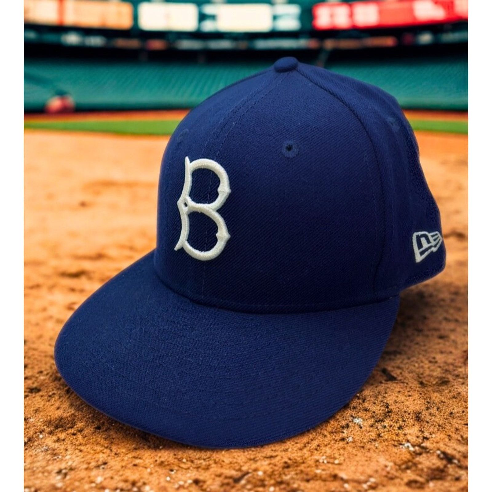 New Era Brooklyn Dodgers New Era Cooperstown Wool Fitted Hat Sz. 7 Size ONE SIZE - 1 Thumbnail