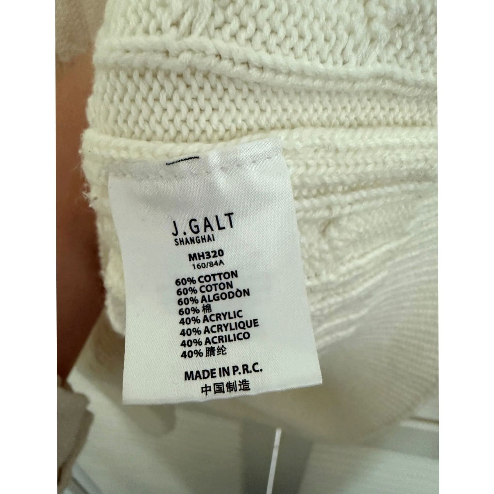 Brandy Melville Brandy Melville Crewneck Sweater OS Cream Cable Knit John Gault Fisherman Chunky Pullover Women M Regular Crewneck Size M / US 6-8 / IT 42-44 - 4 Thumbnail