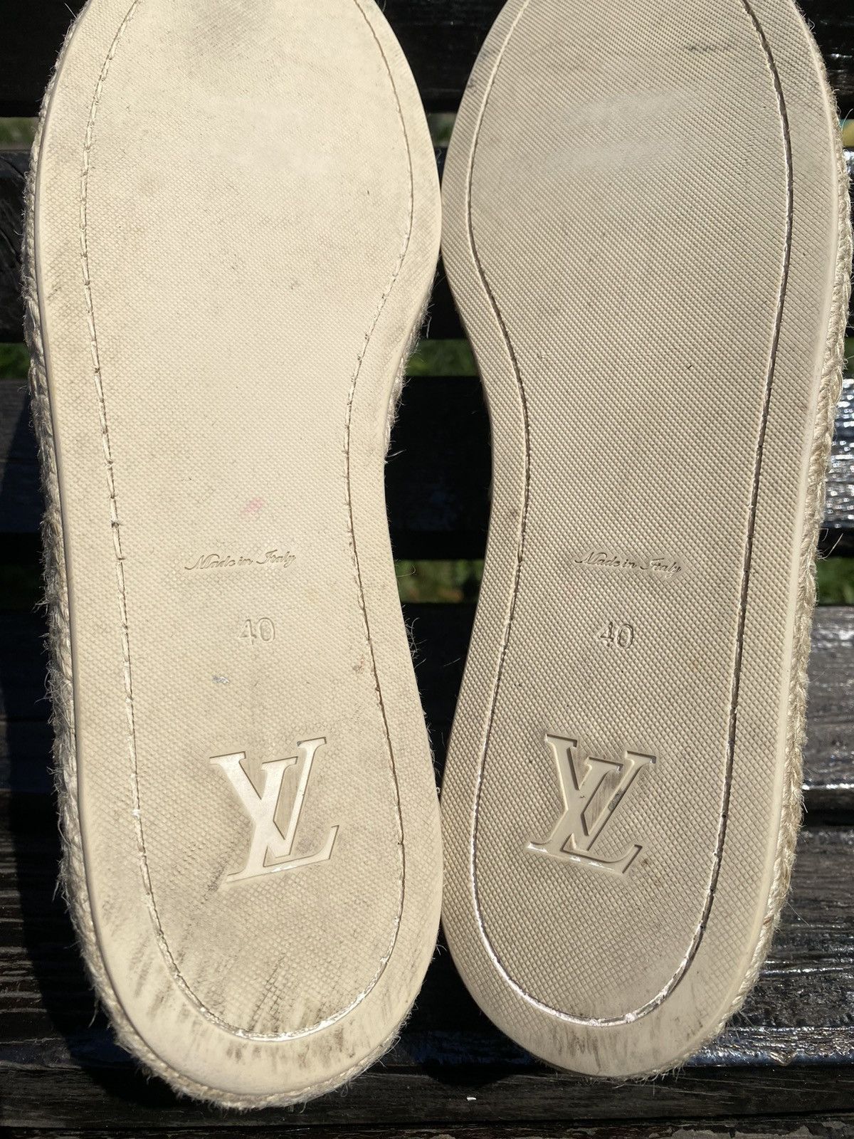 Louis Vuitton Louis Vuitton Starboard Leather Espadrilles Size 40 Size US 10 / IT 40 - 9 Thumbnail