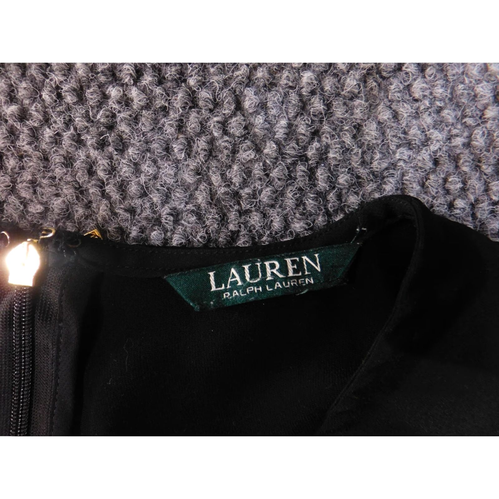 Ralph Lauren Lauren Ralph Lauren Dress Womens 12 Black Flutter Ruffle Sleeve Shift Cocktail Size XL / US 12-14 / IT 48-50 - 7 Thumbnail