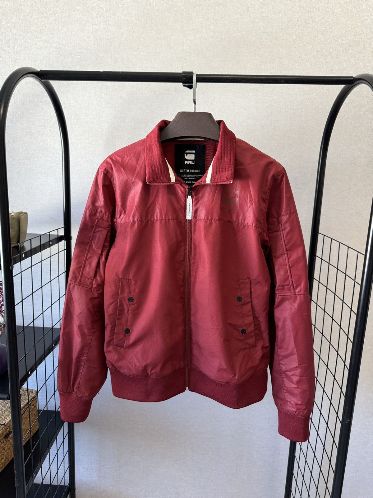 G-Star G-STAR RAW Nancor Vest Mens L Windbreaker Jacket Bomber Mesh Size US L / EU 52-54 / 3 - 1 Thumbnail