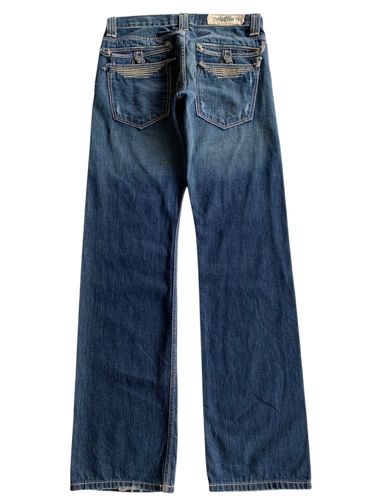If Six Was Nine TAVERNITI SO JEANS SELVEDGE BUTTON FLY JAPANESE DENIM Size US 33 - 3 Thumbnail