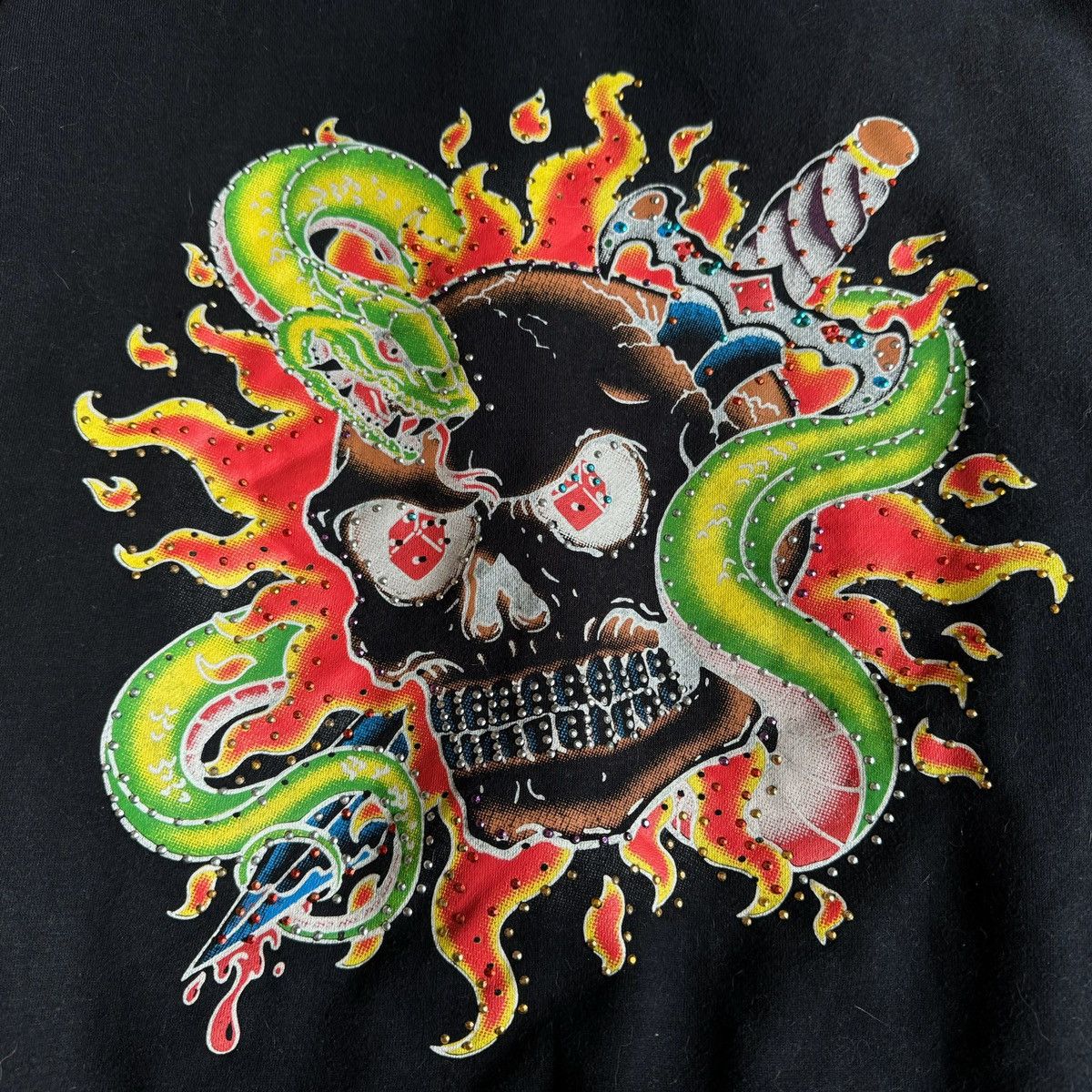 Band Tees × Vintage CLH Creating Limitless Heights Skull Print Hoodie Streetwear Size US M / EU 48-50 / 2 - 5 Thumbnail