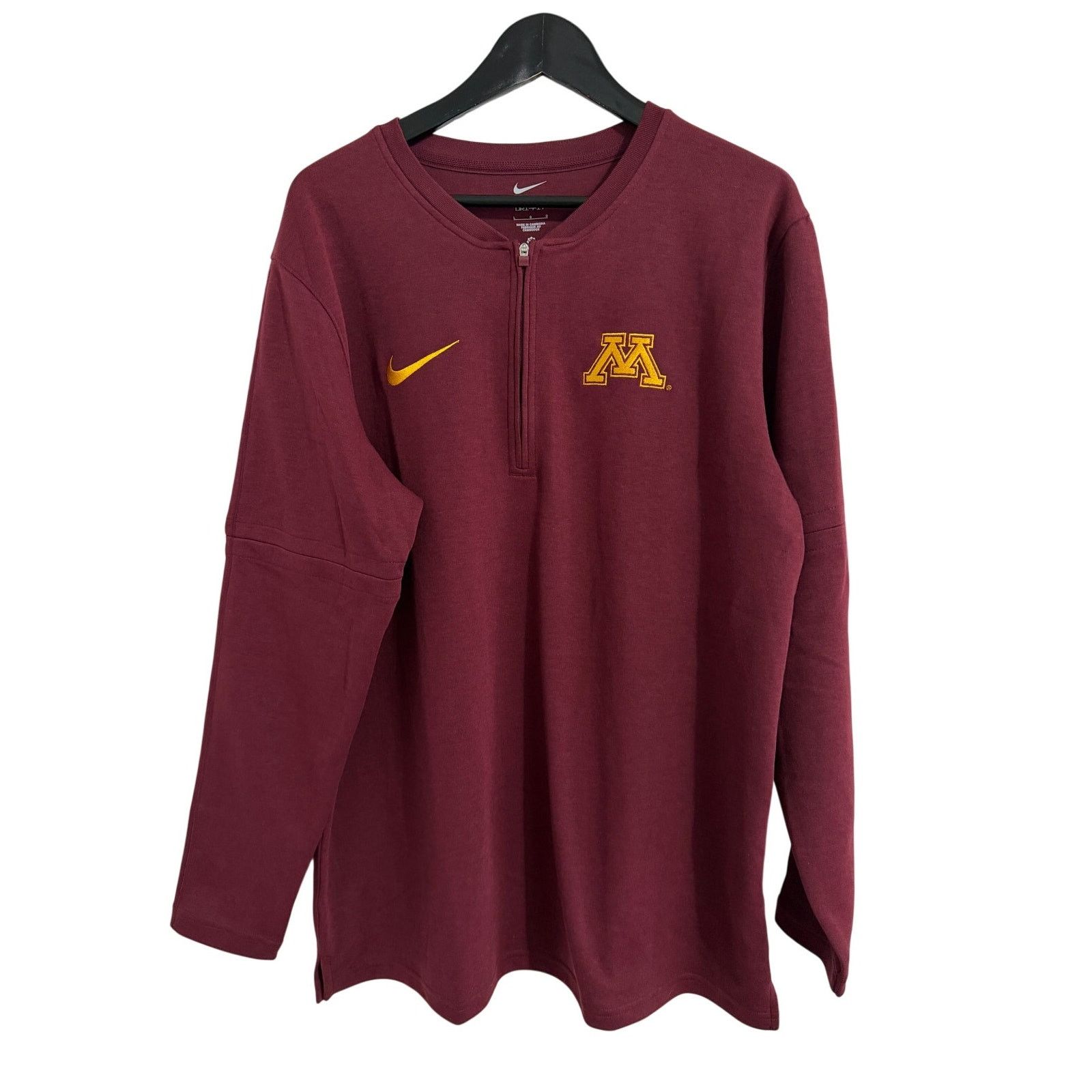 Nike Minnesota Gophers Maroon Nike Dri-Fit 1/4-Zip Size Large Size US L / EU 52-54 / 3 - 1 Thumbnail