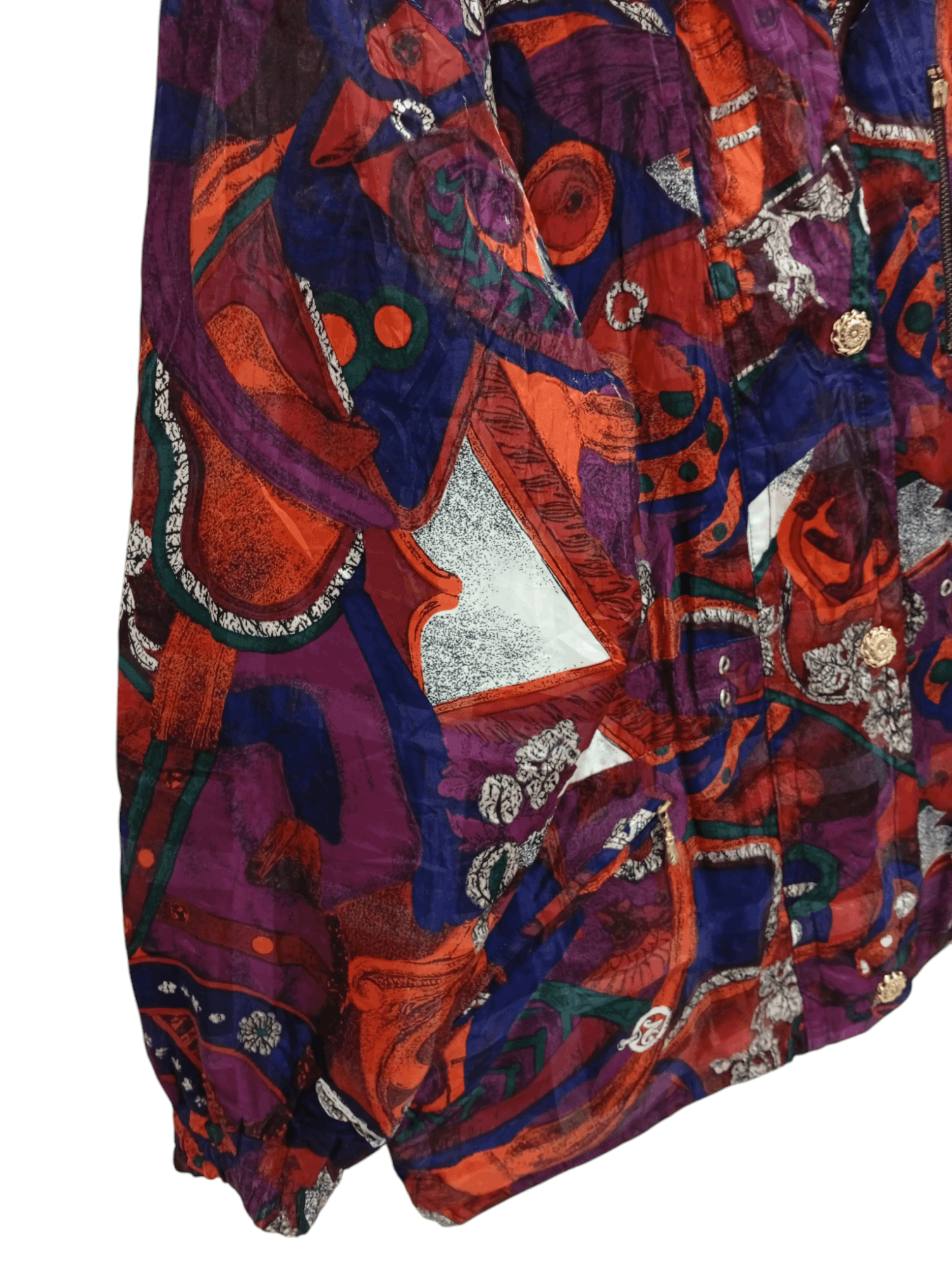 Vintage × Yamaha 🔥🔥Vintage Yamaha Ladies Full Print Jacket Size XL / US 12-14 / IT 48-50 - 5 Thumbnail