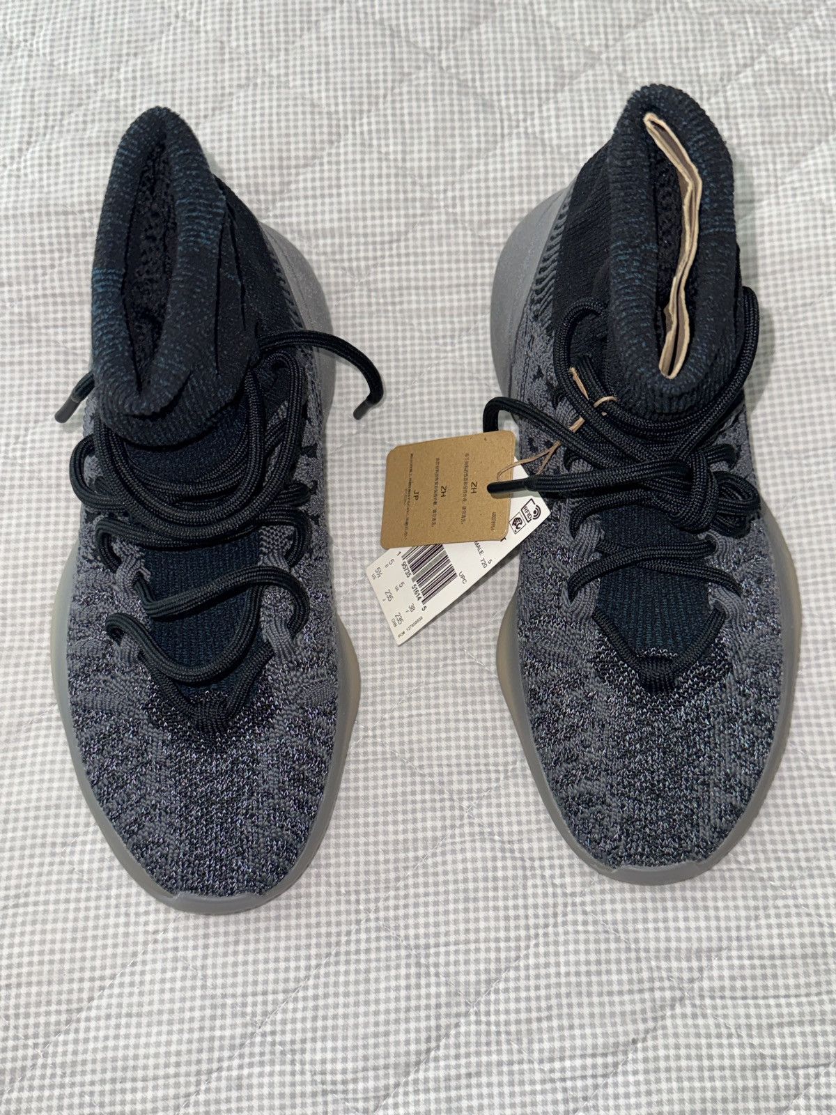 Yeezy Adidas Yeezy BSKTBL Knit ‘ Slate Blue ‘ Size US 5.5 / EU 38 - 3 Thumbnail
