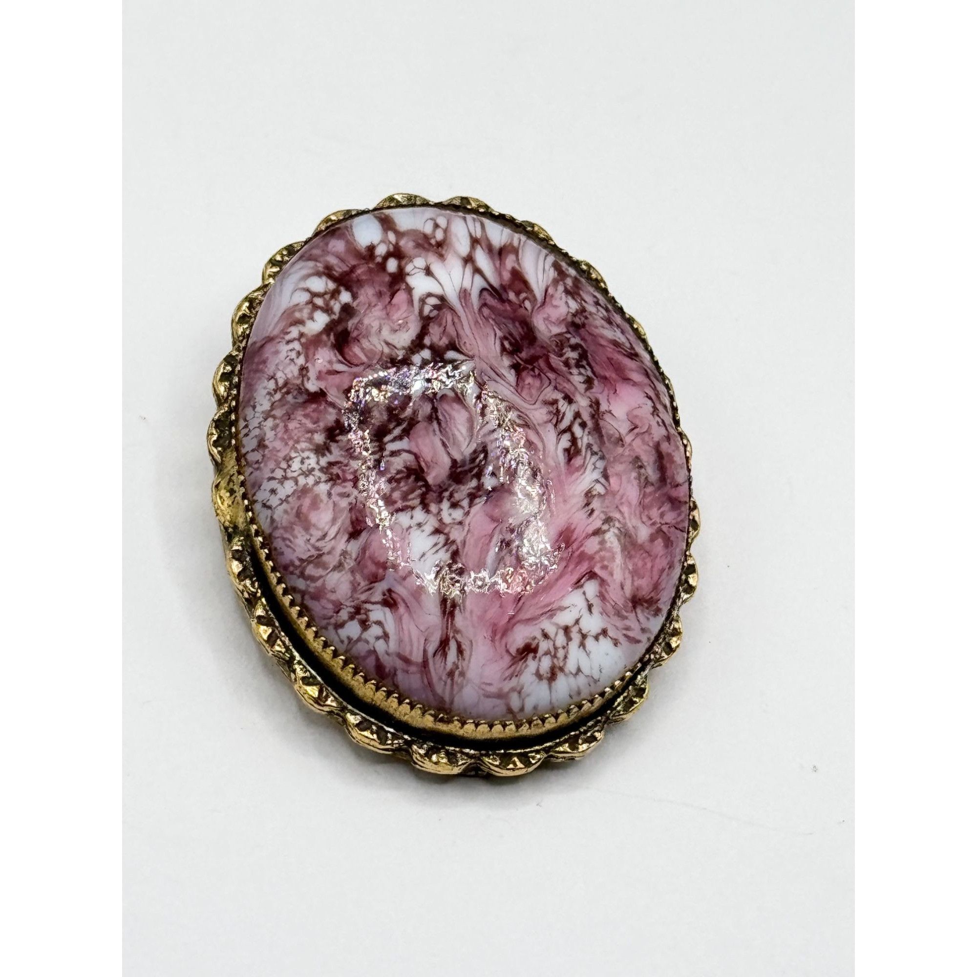 Vintage Vintage original by Robert purple stone brooch pin pendant Size ONE SIZE - 2 Thumbnail