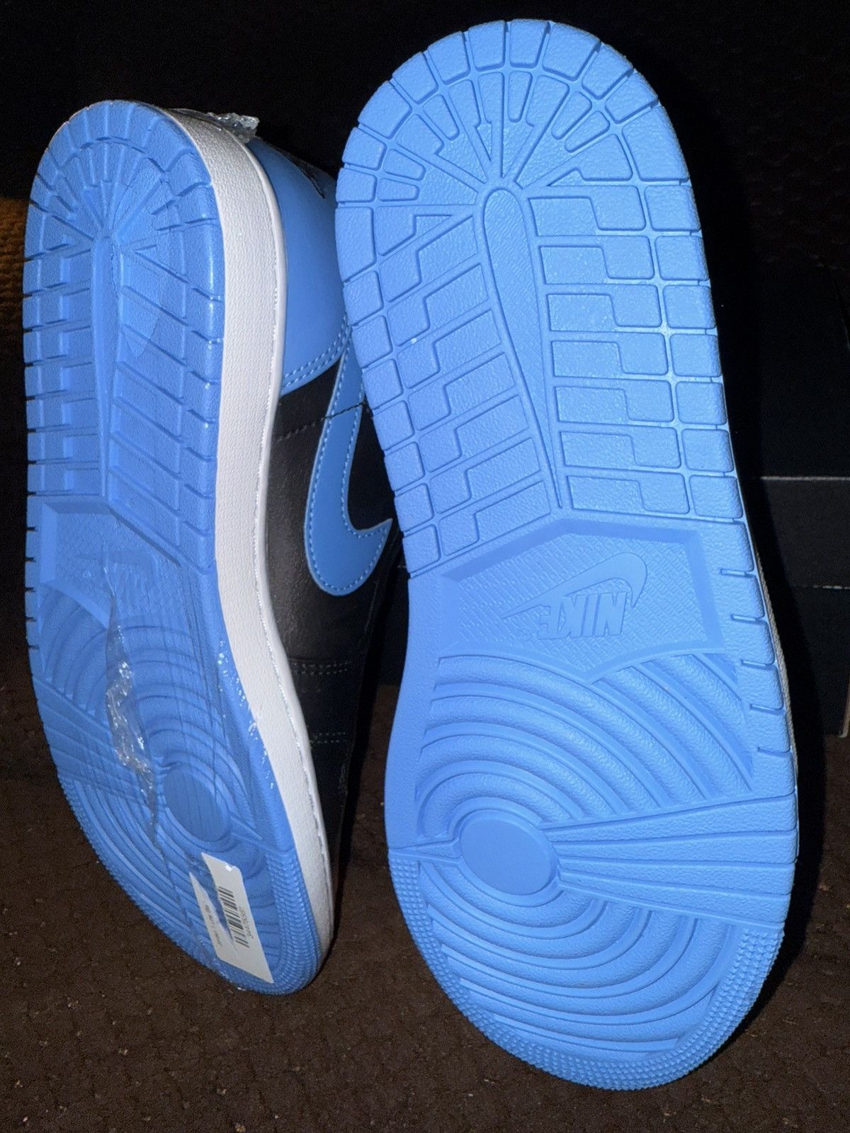 Jordan Brand Nike Air Jordan 1 “UNC Blue” black/university blue NEW w/Box Size US 9 / EU 42 - 18 Thumbnail