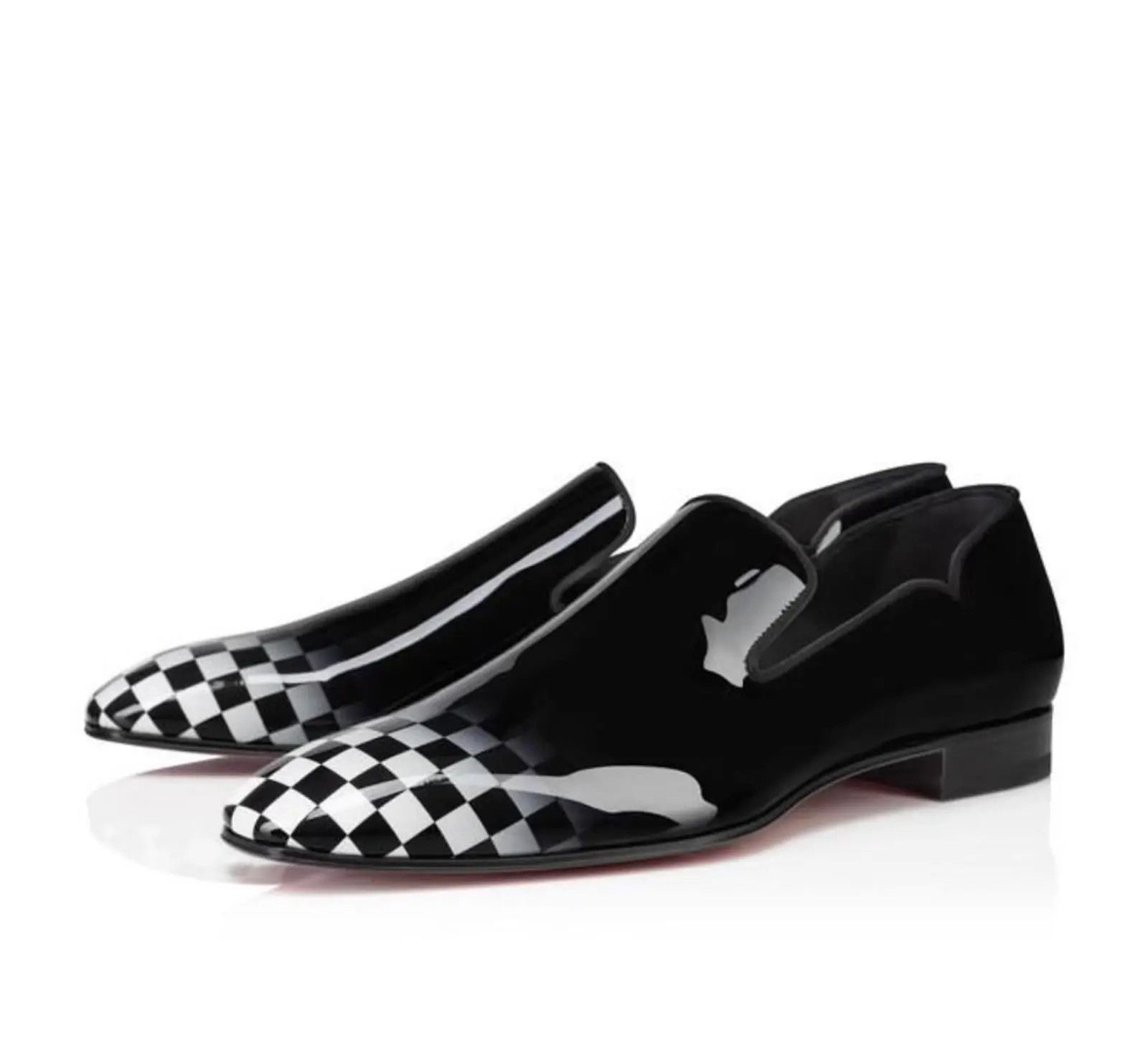 Christian Louboutin os11x0526 Dandy Chick Patent Loafers in Black Size US 9 / EU 42 - 2 Thumbnail