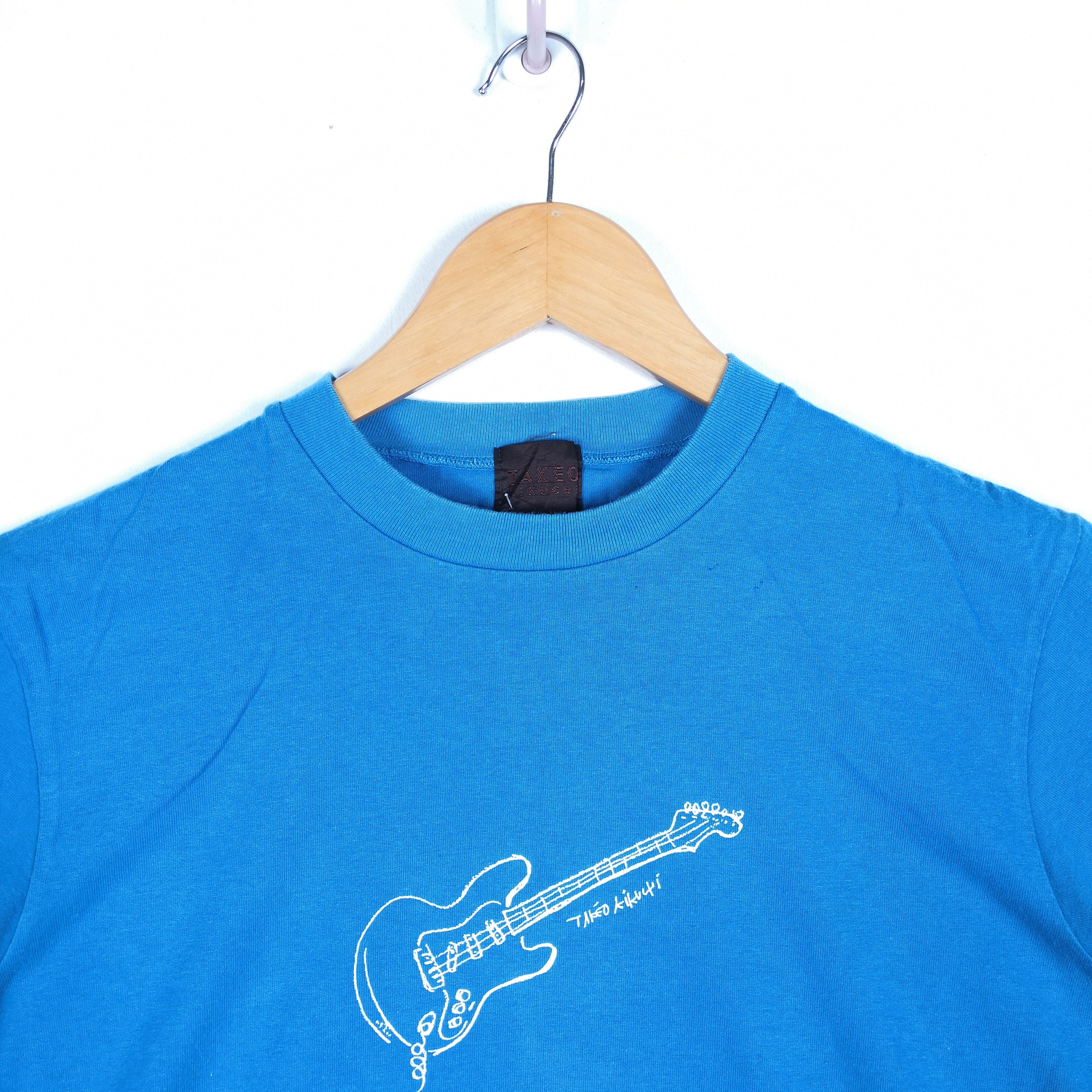 Vintage Vintage Takeo kikuchi T-shirt Guitar Electrical Japanese Size US S / EU 44-46 / 1 - 2 Thumbnail