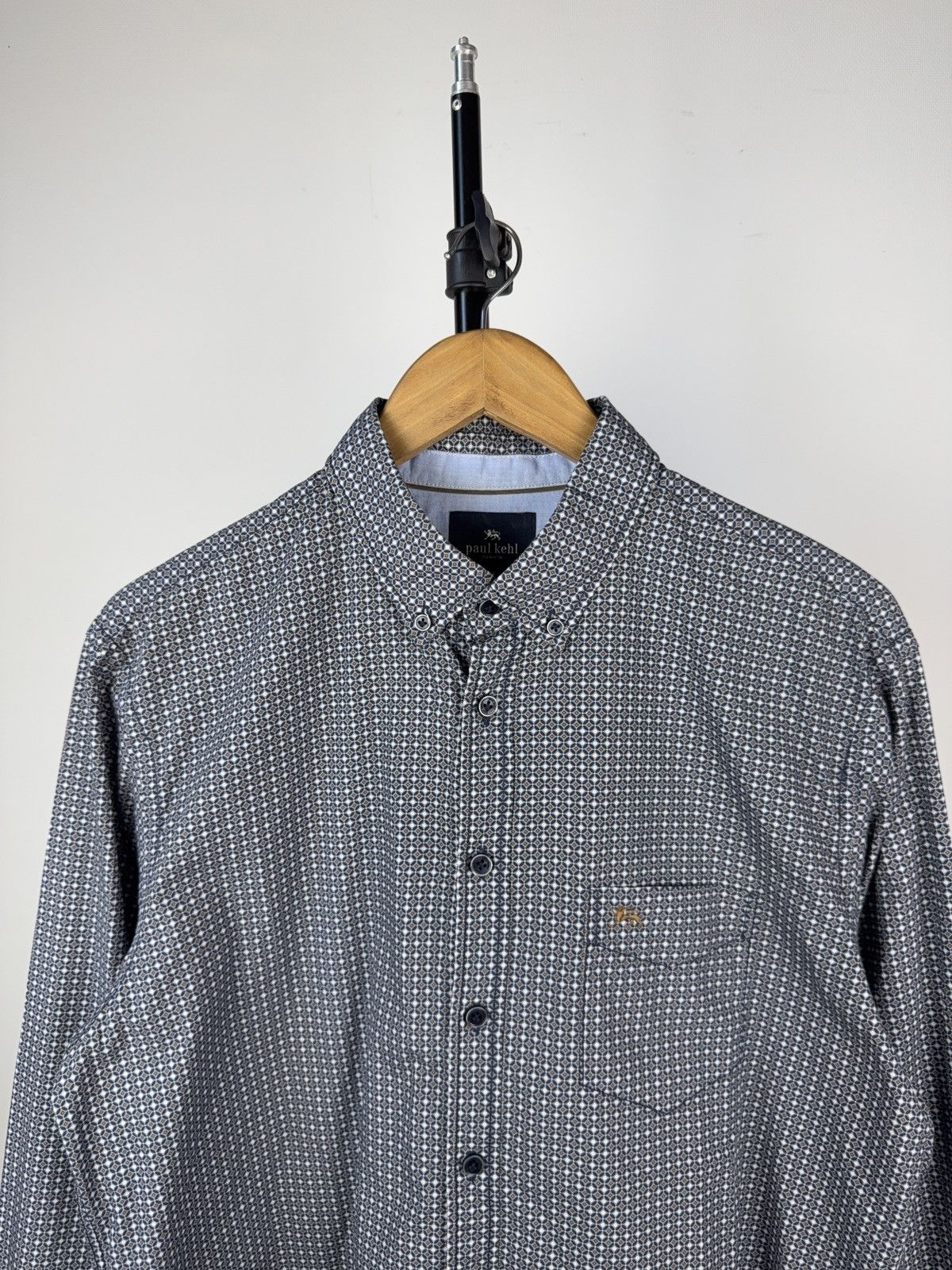 Vintage Vintage Style 00s Designer Paul Kehl Dot pattern Shirt Size US M / EU 48-50 / 2 - 3 Thumbnail