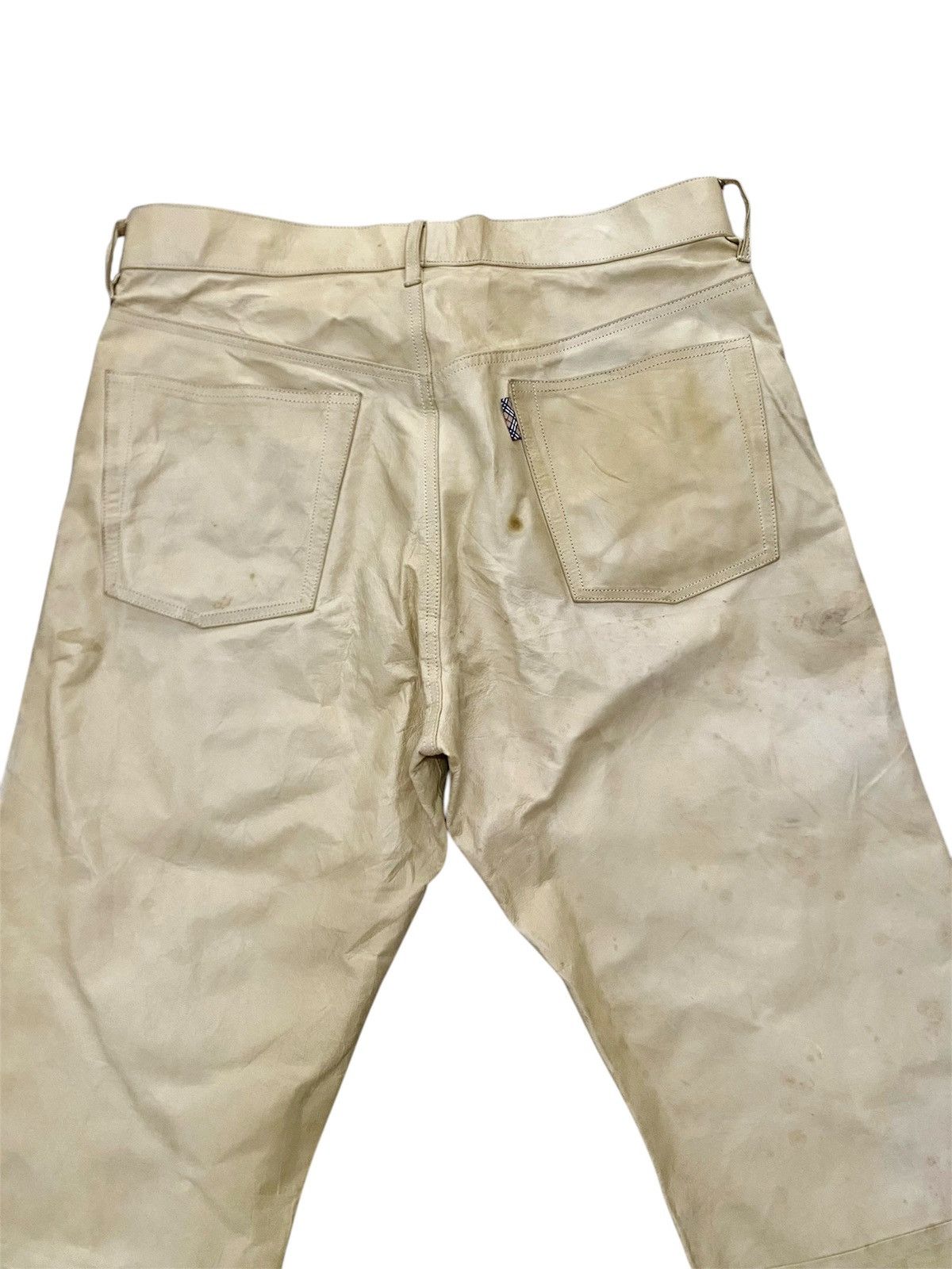 Burberry × Leather SOFT LEATHER PANTS BY BURBERRY LONDON SOFT LEATHER Size US 31 - 5 Thumbnail