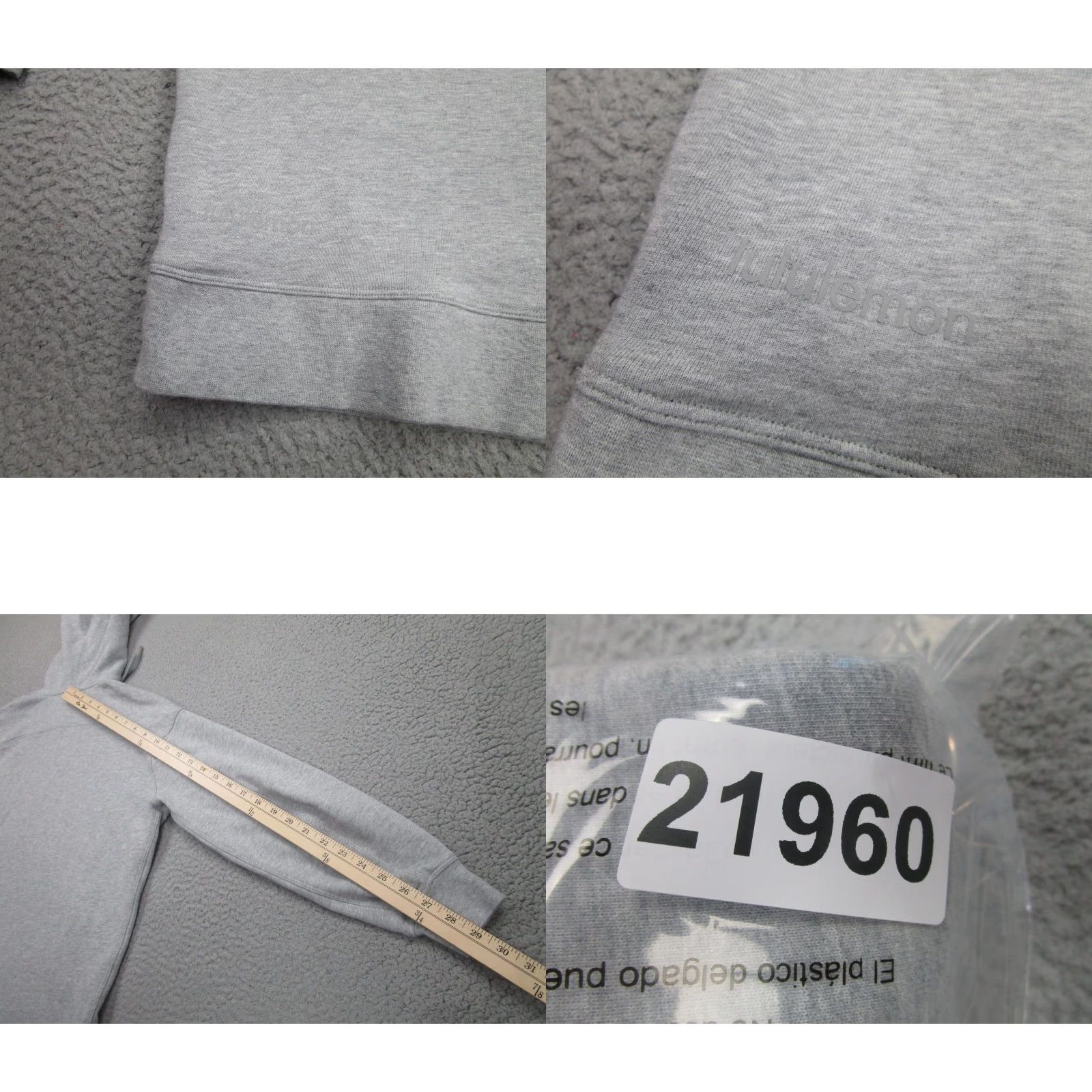 Lululemon Lululemon Hoodie Womens 0 Gray Pullover Athletic Kangaroo Logo Size XS / US 0-2 / IT 36-38 - 9 Thumbnail