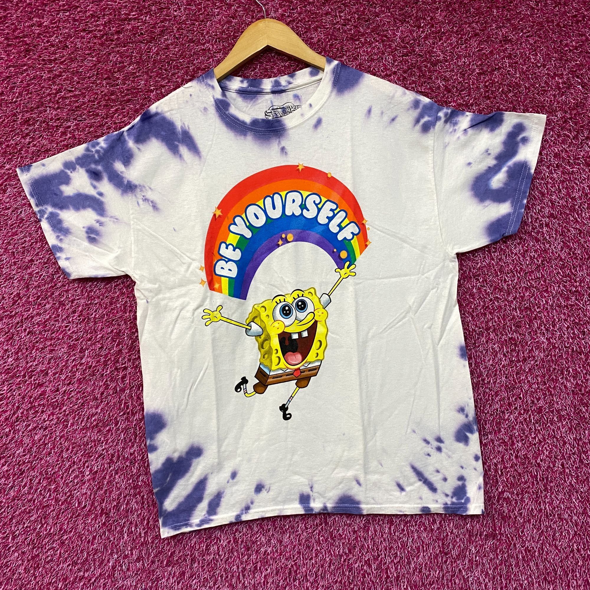 Nickelodeon SpongeBob SquarePants Be Yourself Nickelodeon Tie Dye Tee L Size US L / EU 52-54 / 3 - 3 Thumbnail