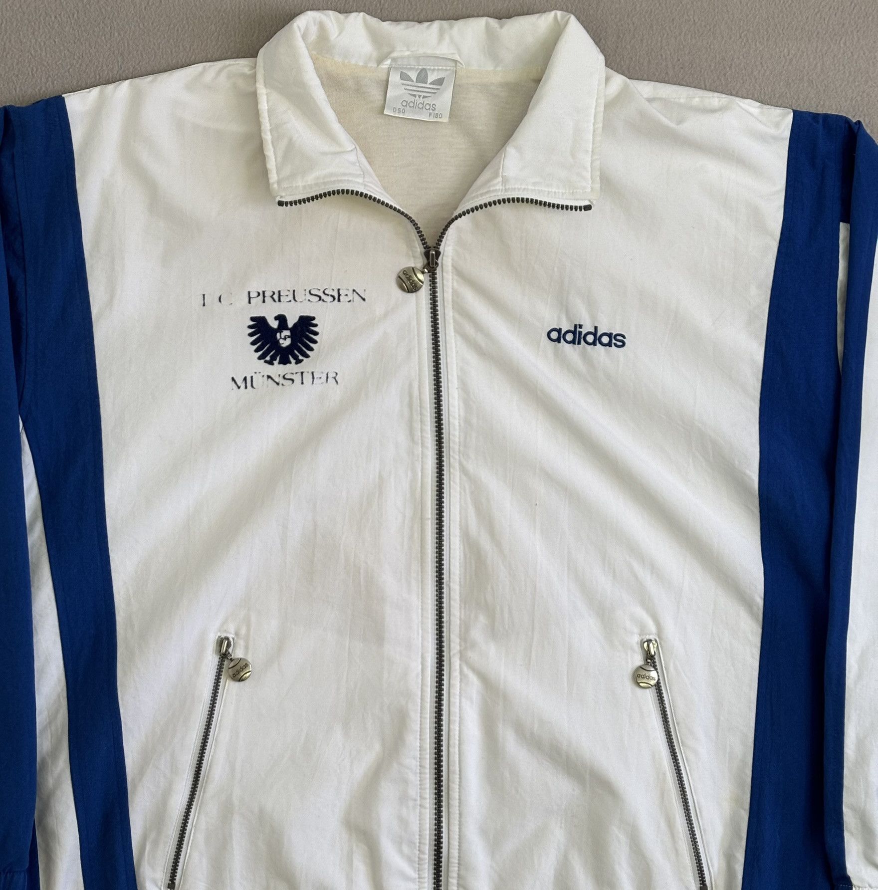 Adidas × Vintage Preußen Münster Adidas Originals vintage 90s Sweatshirt Size US XL / EU 56 / 4 - 6 Thumbnail