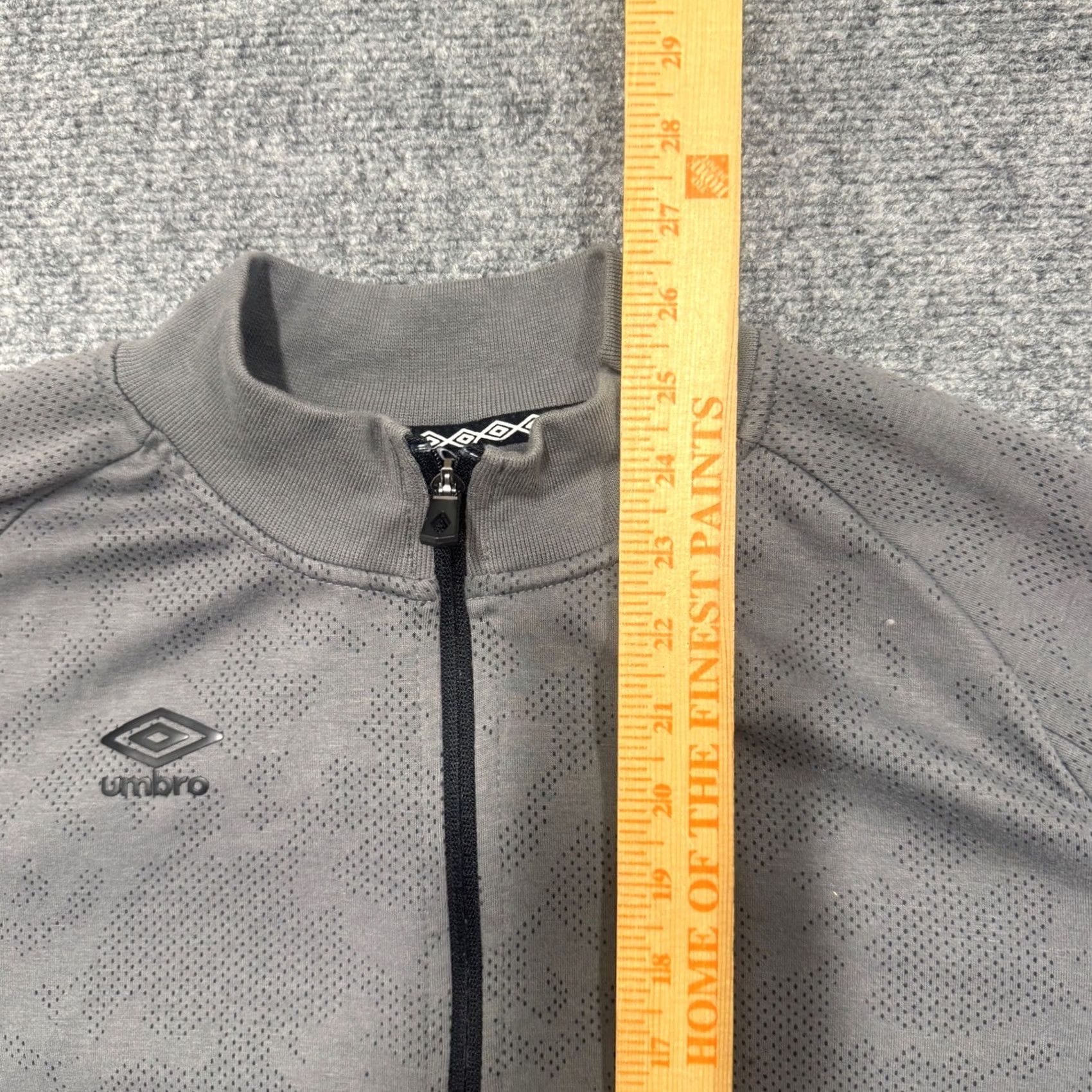 Umbro Umbro Jacket Men XL Cotton Blend Stained Full Zip Activewear Breathable Gray Windbreaker Size US XL / EU 56 / 4 - 4 Thumbnail