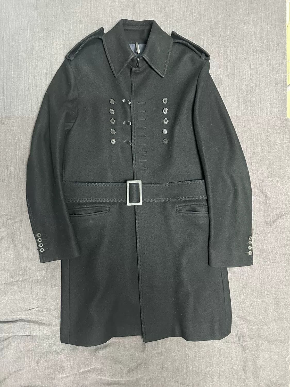Dior Dior Homme 00s Runway Wool Coat Size US M / EU 48-50 / 2 - 1 Thumbnail