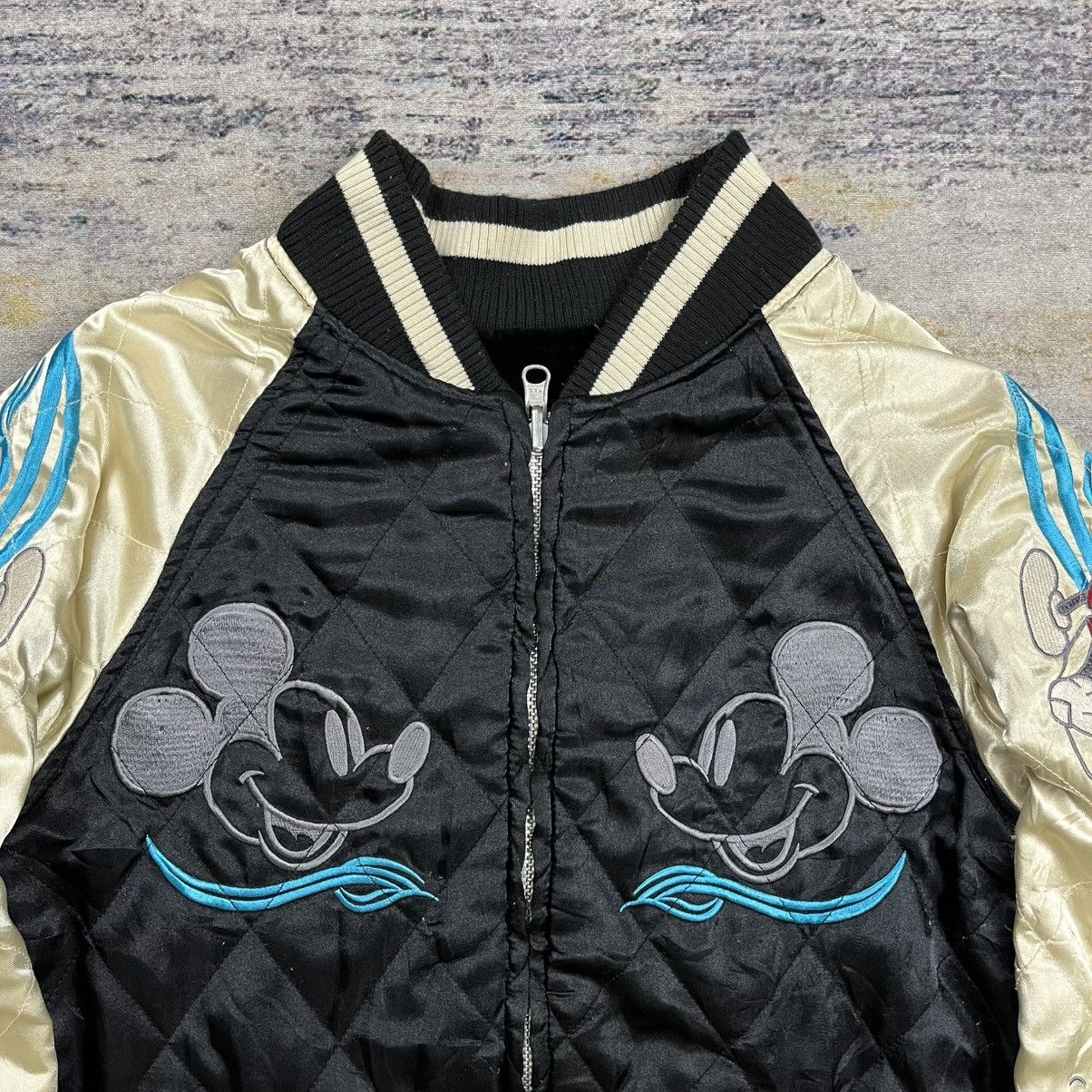 Disney Vintage 90s Disney velvet reversible souvenir sukajan jacket Size M / US 6-8 / IT 42-44 - 9 Thumbnail