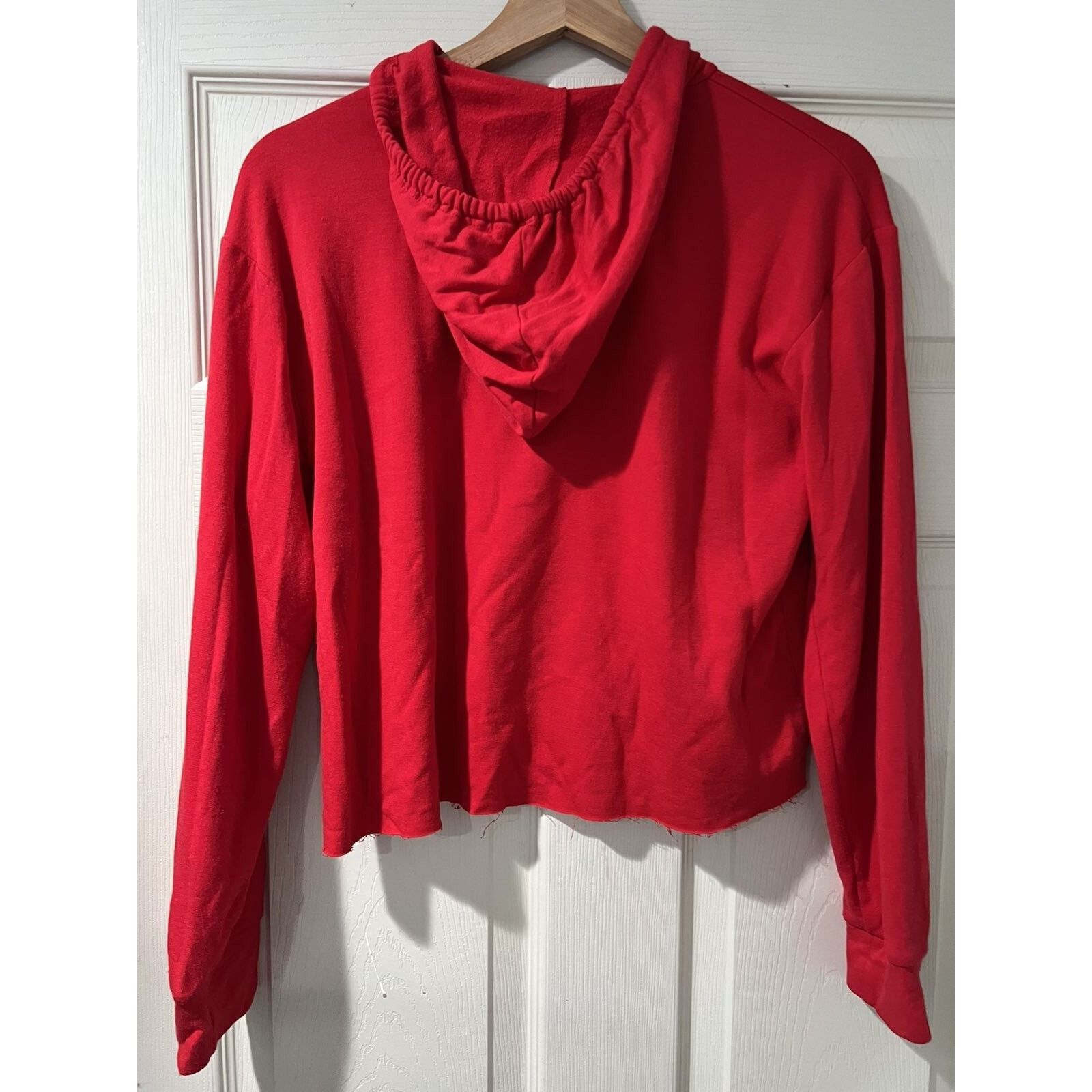 & Other Stories Soulcycle Cropped Long Graphic Hoodie Size X-Small A003293 Size XS / US 0-2 / IT 36-38 - 5 Thumbnail