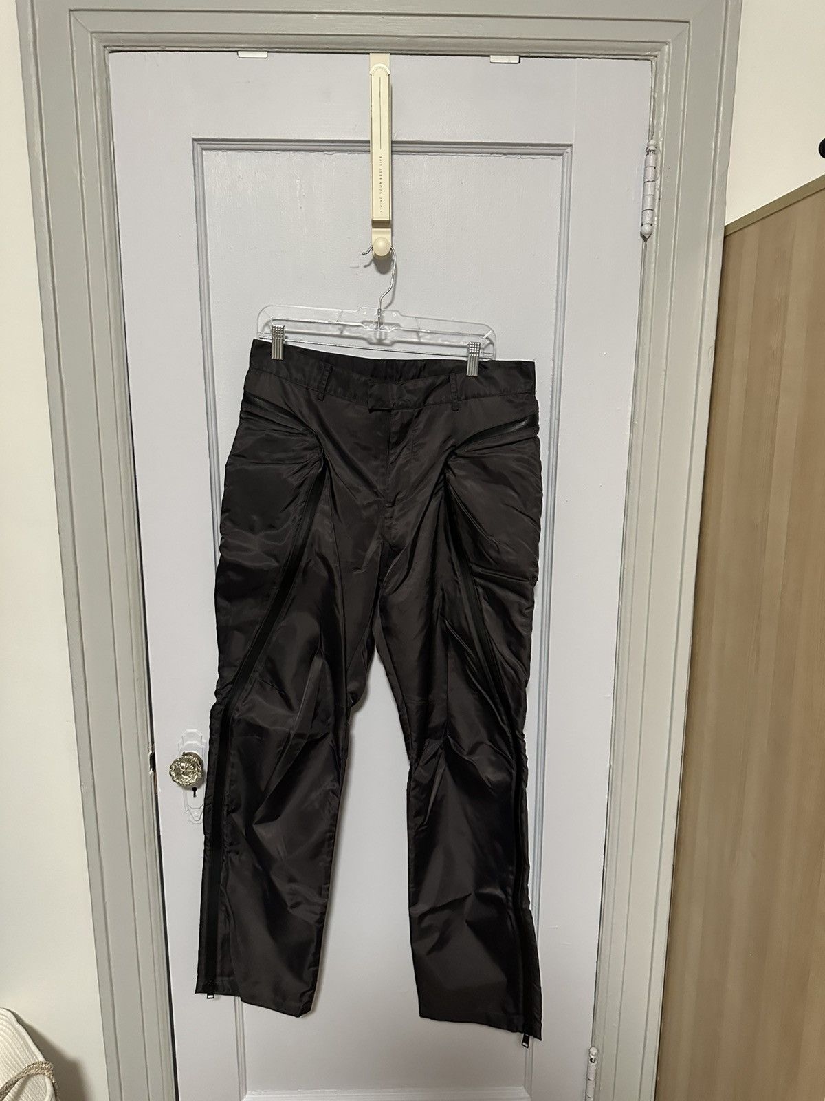 Bottega Veneta Bottega Veneta nylon zip pants | Grailed