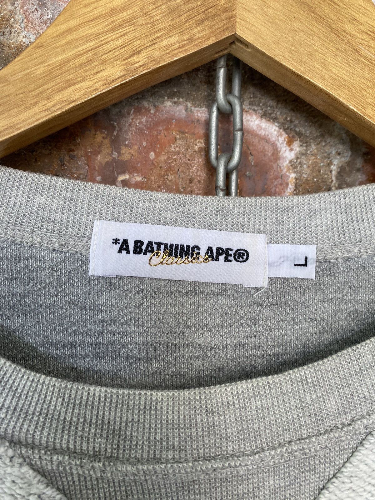 Bape 2008 Bape Loopwheeler inside out sweatshirt Size US L / EU 52-54 / 3 - 12 Thumbnail