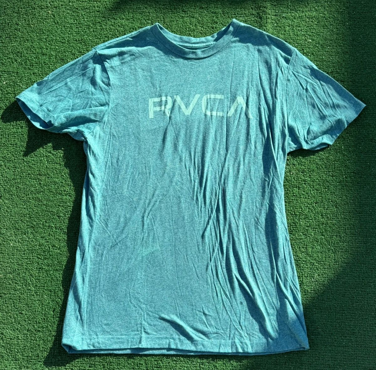 RVCA RVCA Blue Logo T-Shirt Size US L / EU 52-54 / 3 - 1 Thumbnail