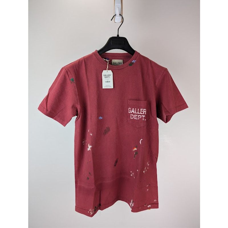Gallery Dept. o1rshd1 Vintage Logo Painted T-Shirt in Brick Red Size US S / EU 44-46 / 1 - 2 Thumbnail