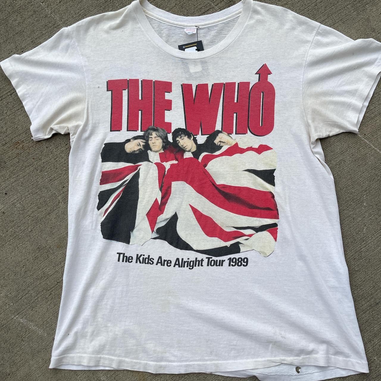 Vintage Vintage 80s the who the kids are alright tour tee Size US XL / EU 56 / 4 - 1 Thumbnail