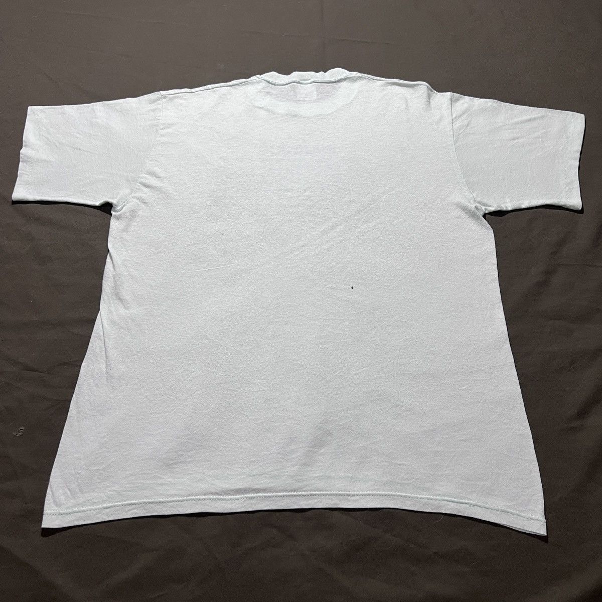Vintage Vintage 90s WARNING violent quote Tee Size US L / EU 52-54 / 3 - 5 Thumbnail