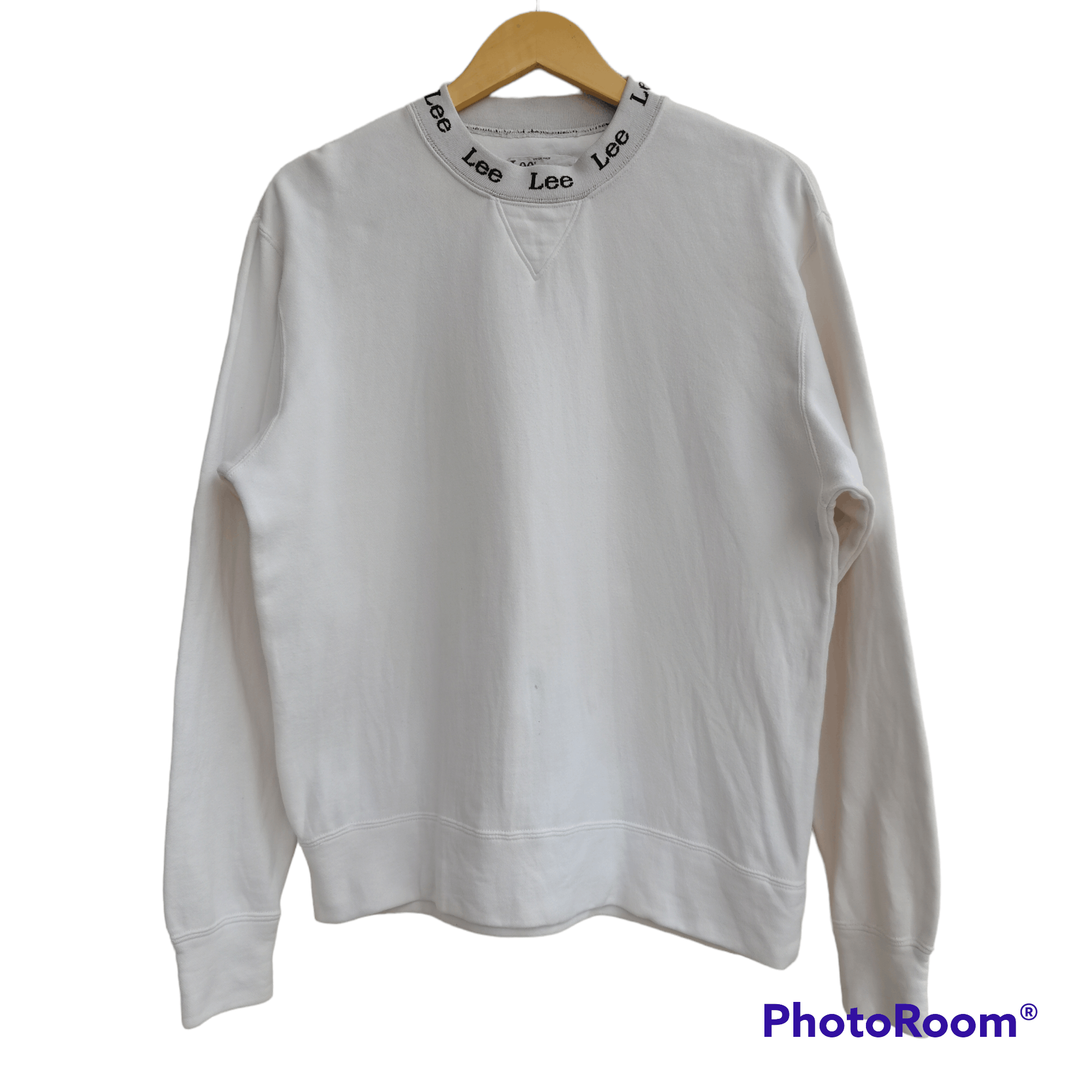 Lee × Vintage Vintage 90s LEE Sportwear Union Made White Sweatshirt Size US L / EU 52-54 / 3 - 1 Thumbnail