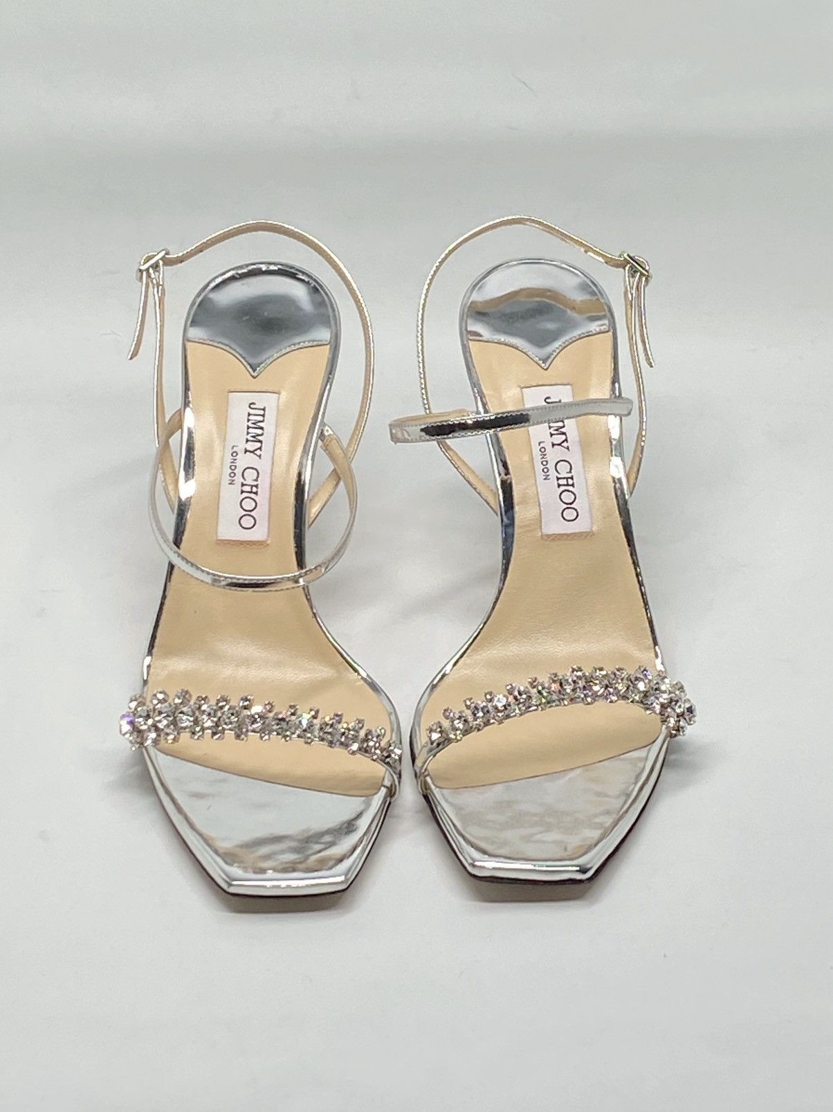 Jimmy Choo Jimmy Choo Meira Embellished Patent Leather Sandals size 41 Size US 11 / IT 41 - 5 Thumbnail