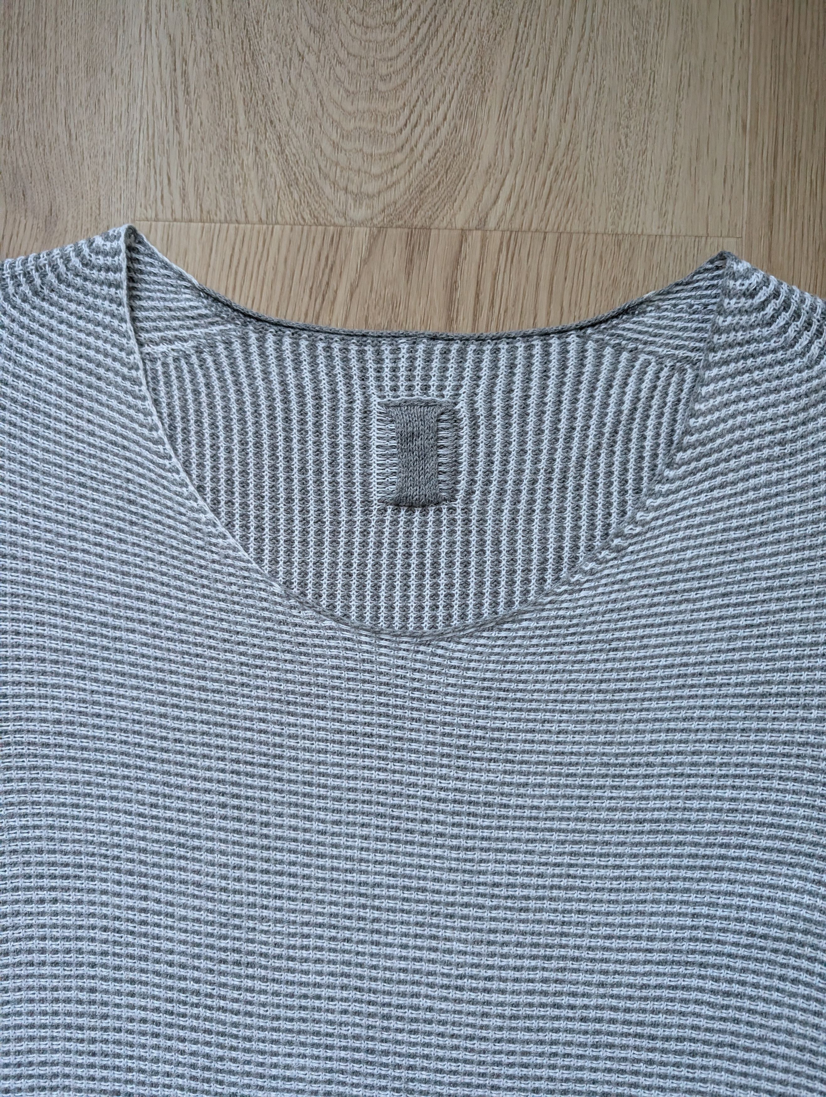 hannes roether Hannes Roether Cotton Cashmere Striped Knit T Shirt Size US XL / EU 56 / 4 - 2 Thumbnail