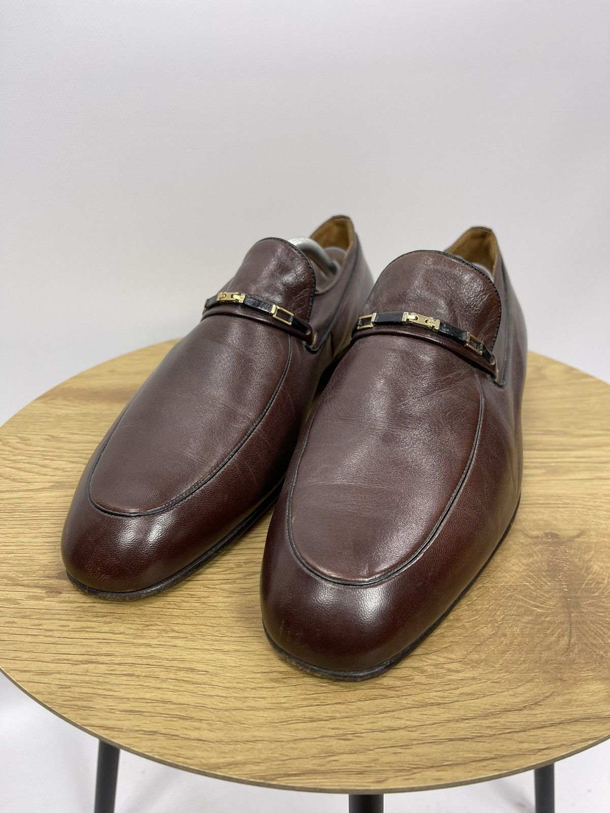 Bally Bally Suisse Loafer Shoes Size 10 Brown Leather Vintage Size US 10 / EU 43 - 2 Thumbnail