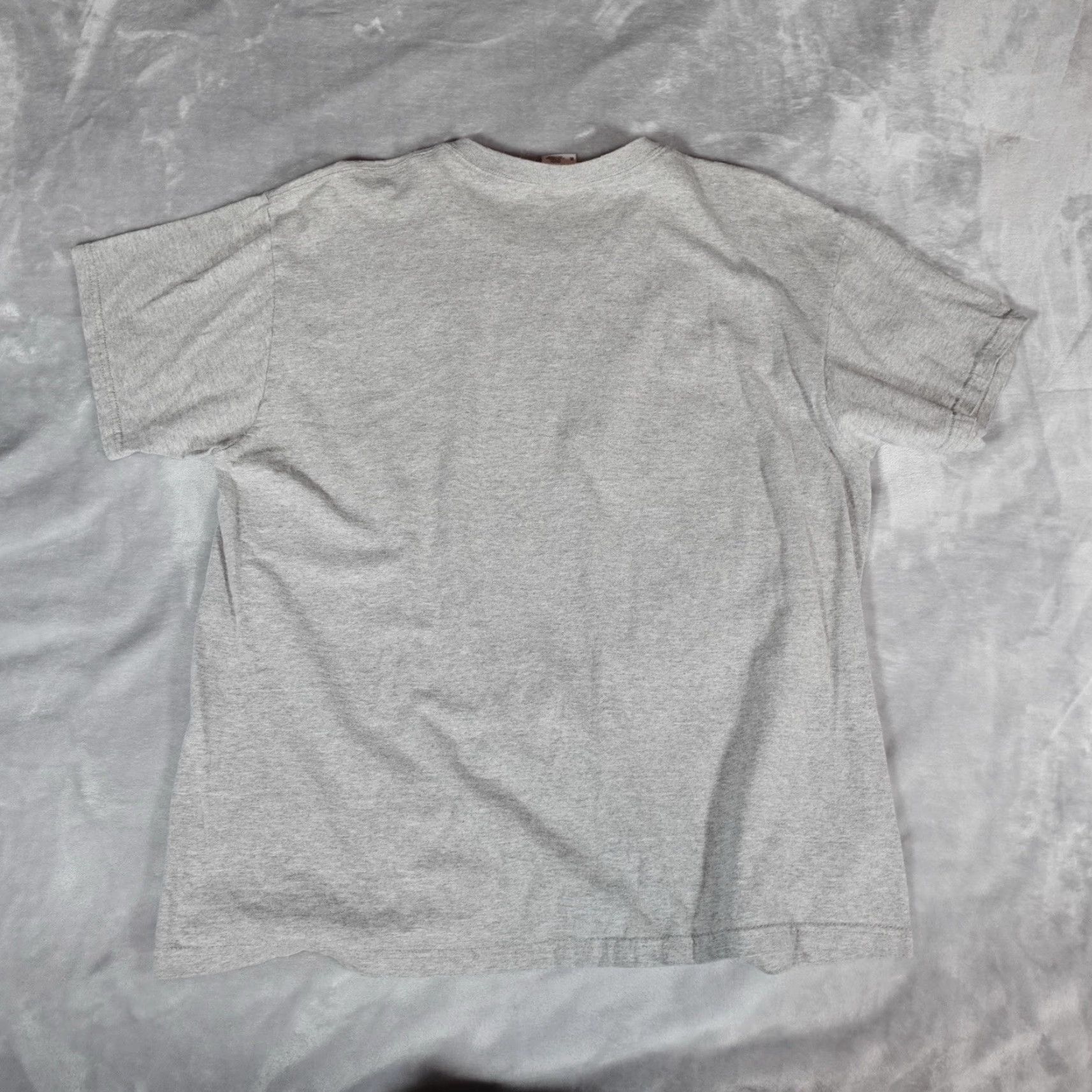 Fruit Of The Loom Funny Graphic Print T-Shirt Mens XL Gray Fruit of the Loom Y2K Humor Size US XL / EU 56 / 4 - 4 Thumbnail