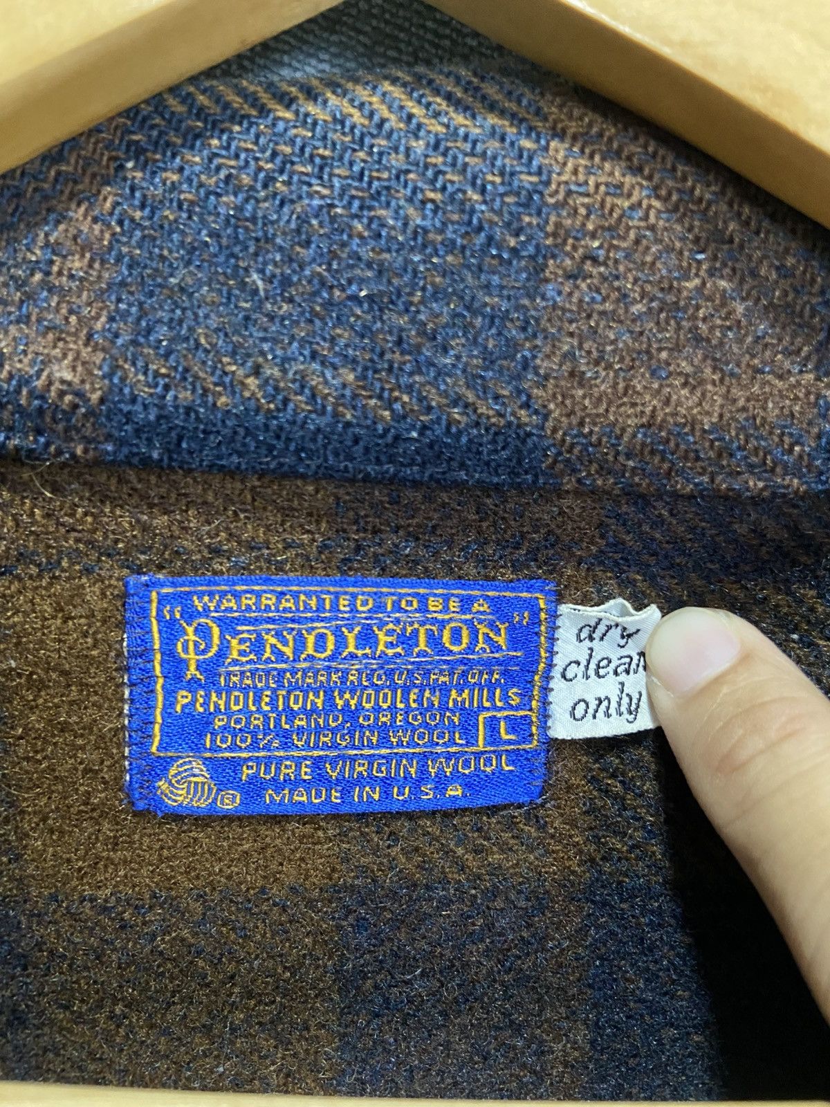Pendleton Vintage 90’s Pendleton Virgin Wool Plaid Jacket Size US L / EU 52-54 / 3 - 7 Thumbnail
